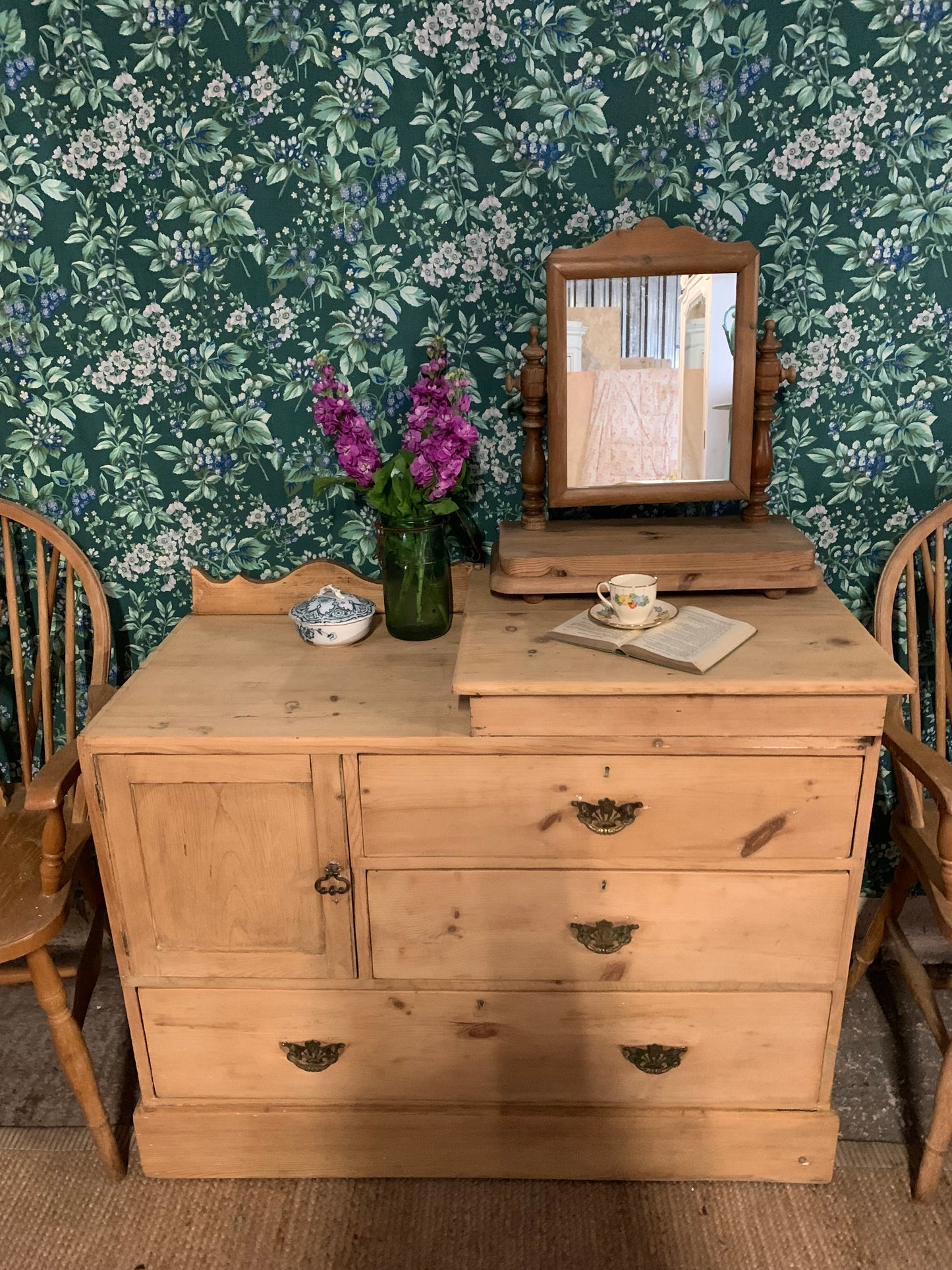 Antique Pine Cabinet