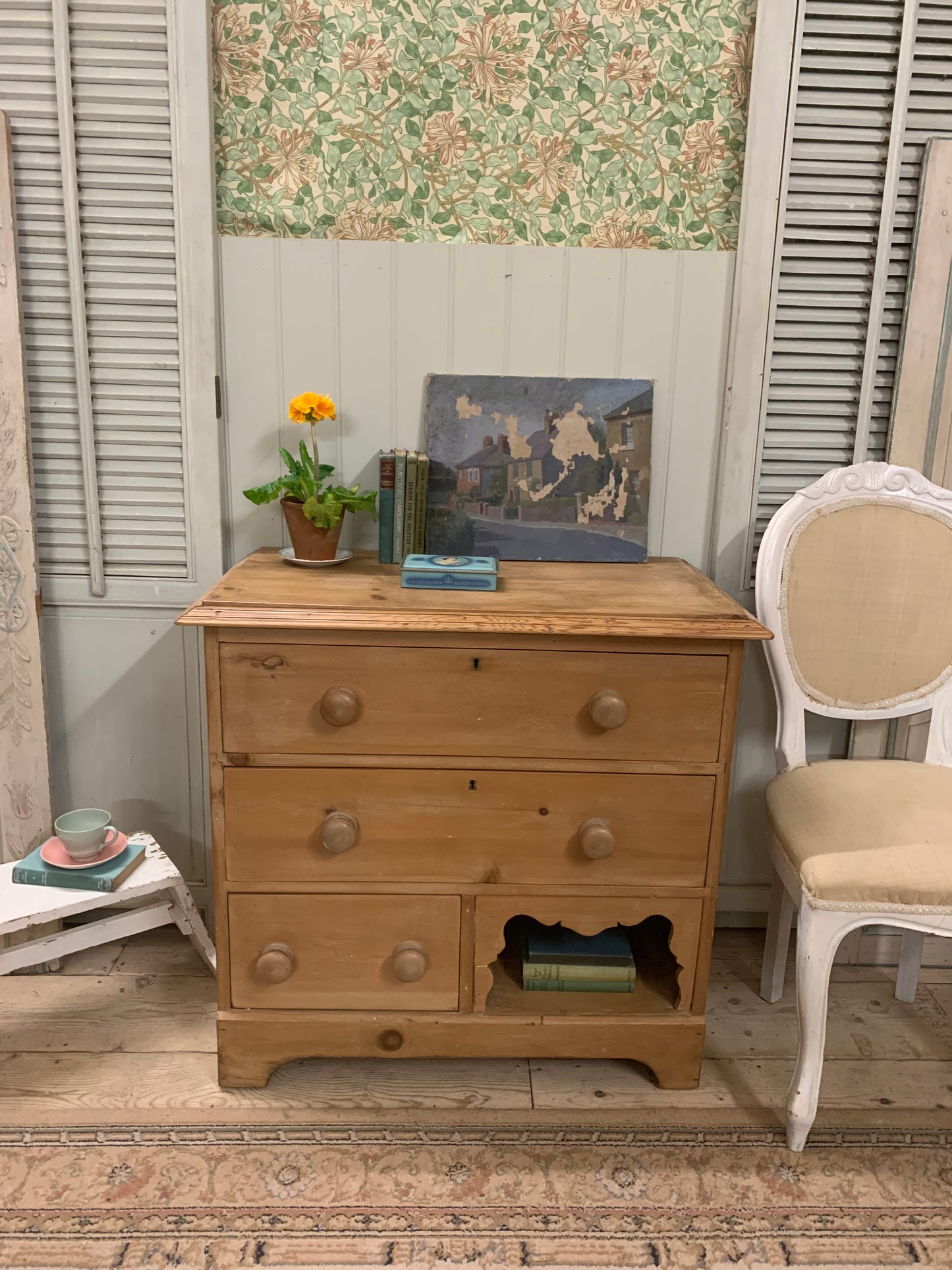 Antique Pine Chest of Drawers - Dovetail Vintage Co