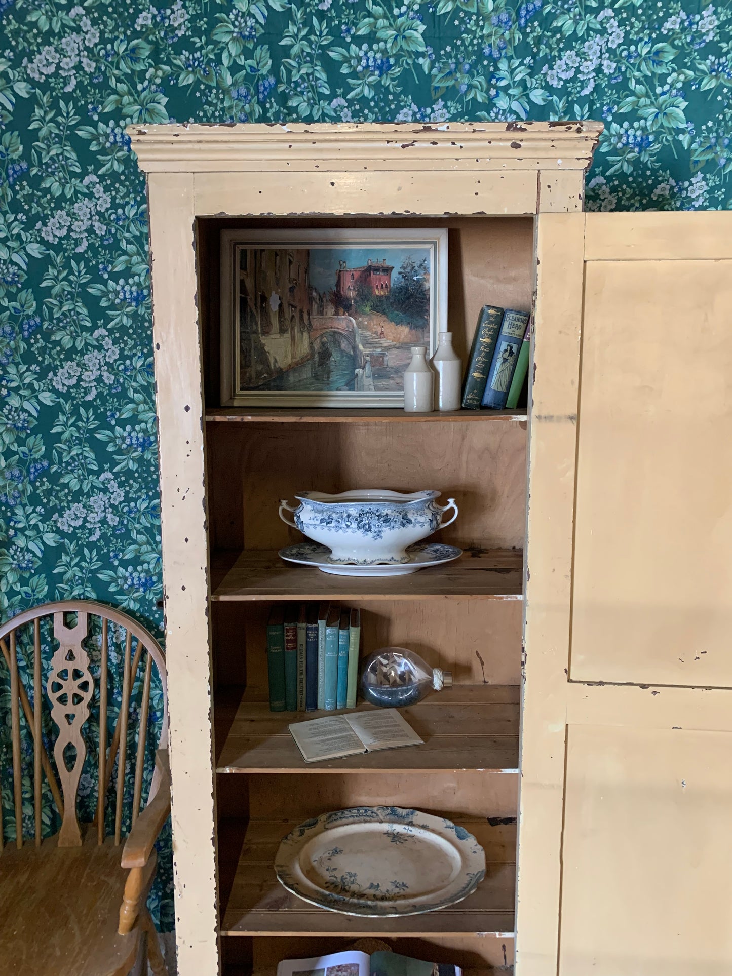 Chippy Paint Pantry Cupboard