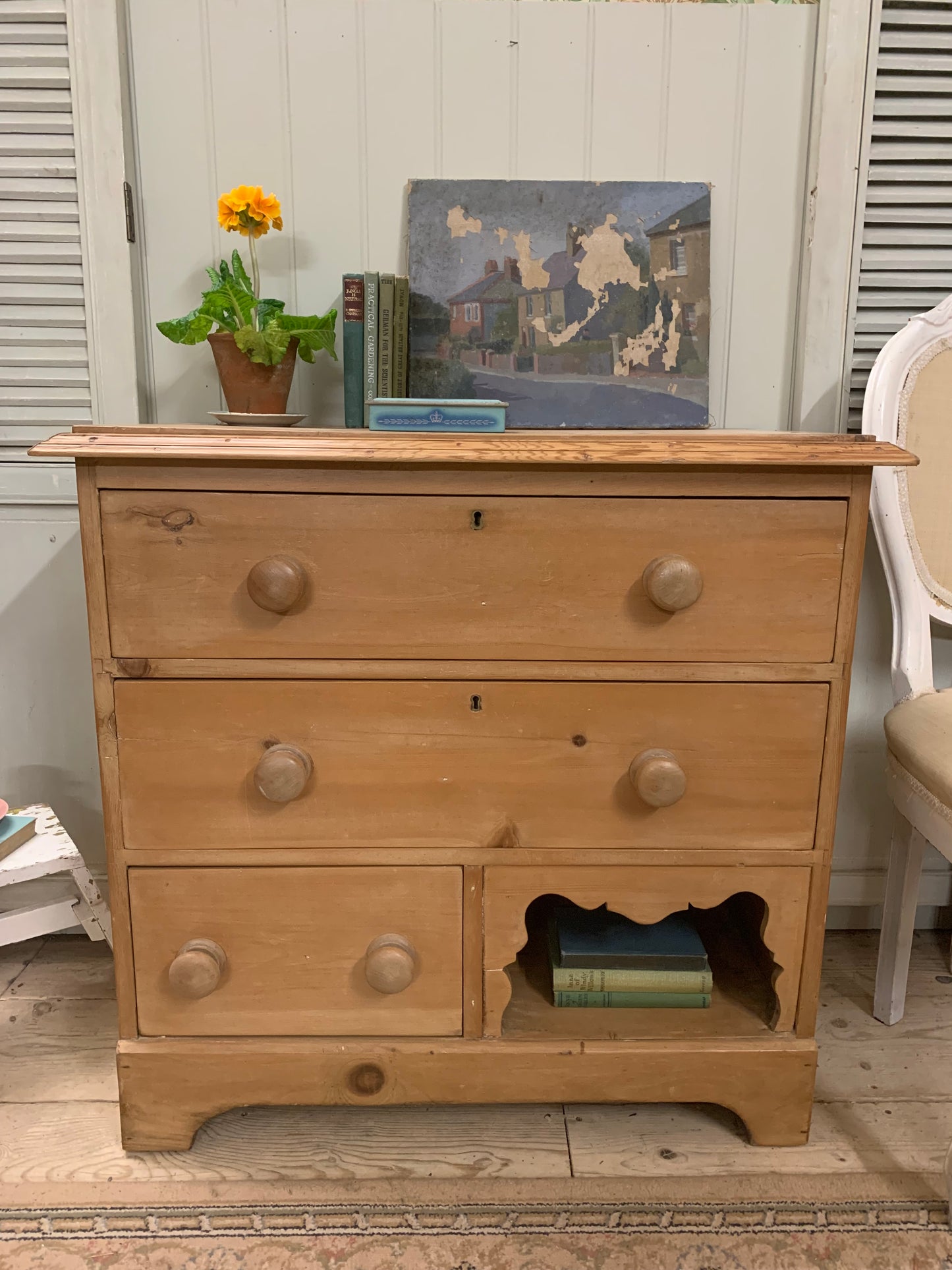 Antique Pine Chest of Drawers