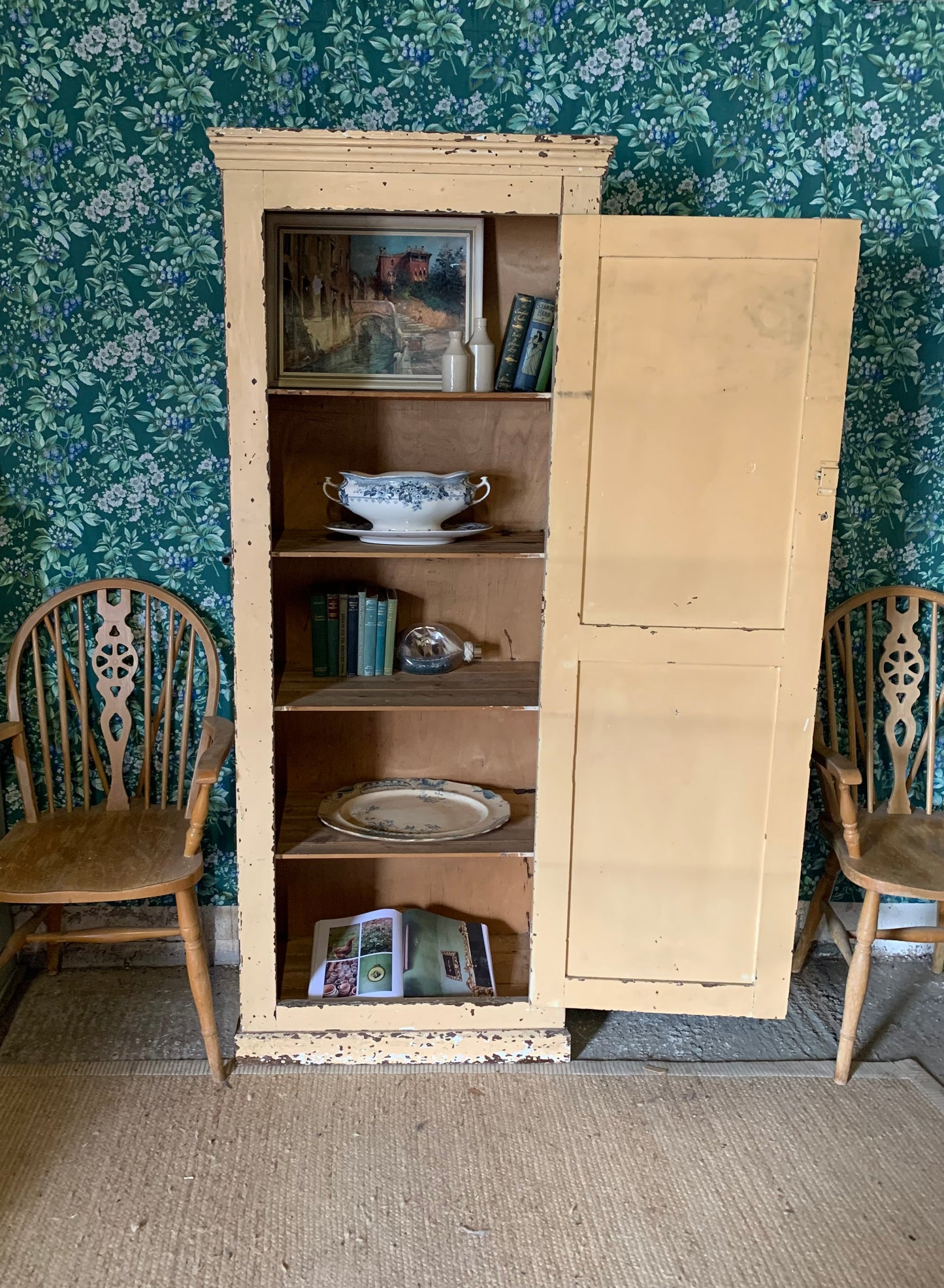 Chippy Paint Pantry Cupboard