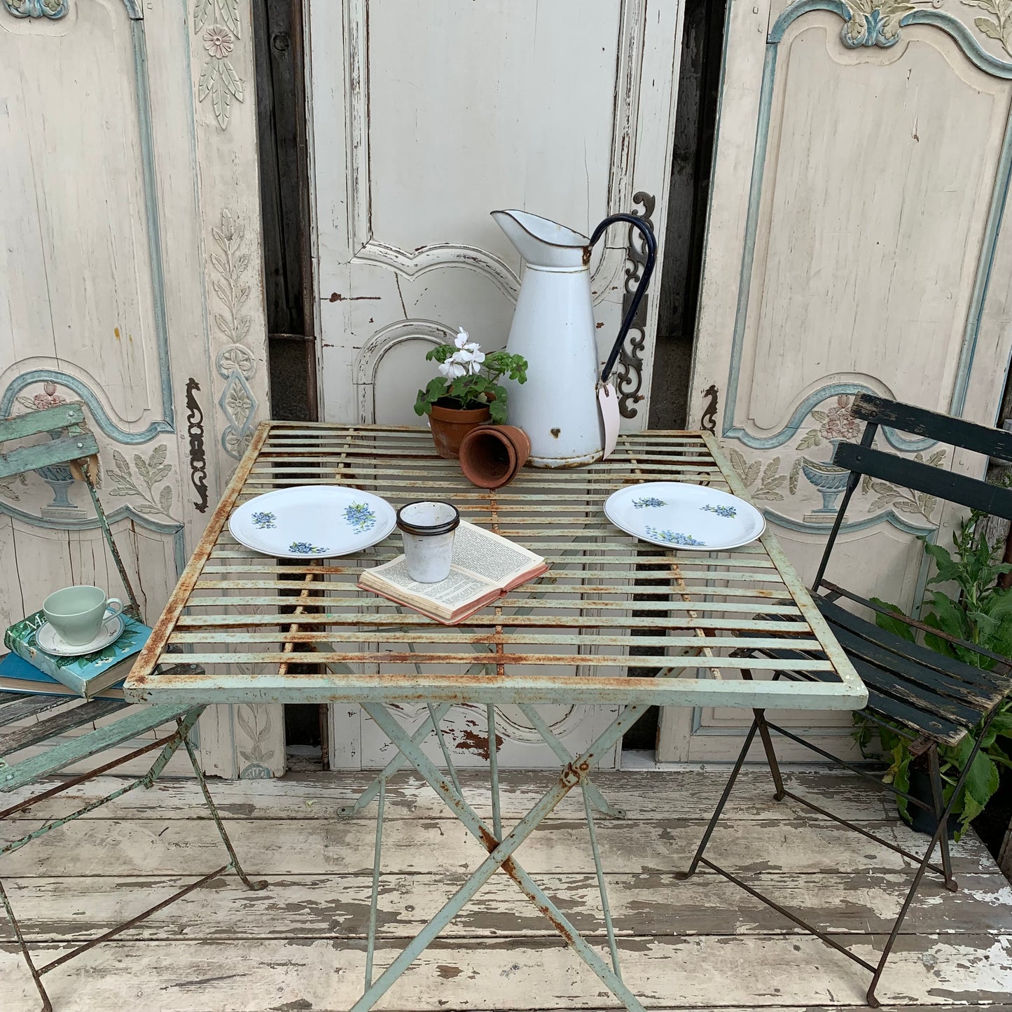 Square Garden Table