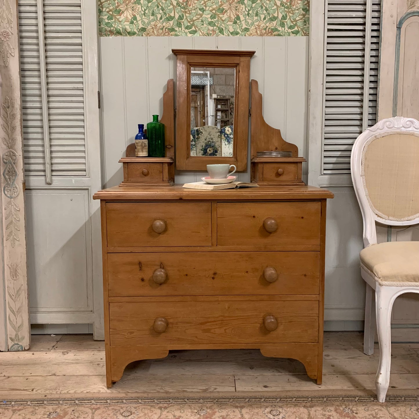 Antique Pine Dressing Table