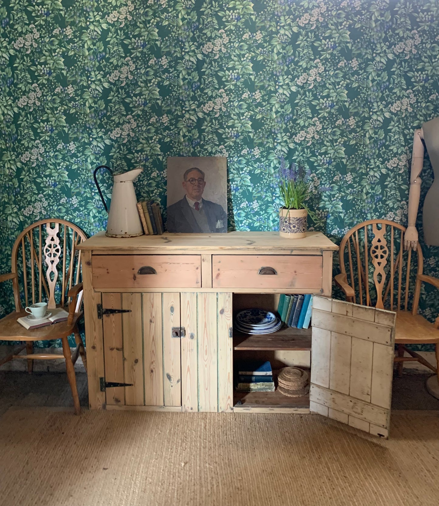 Stripped Pine Sideboard - Dovetail Vintage Co
