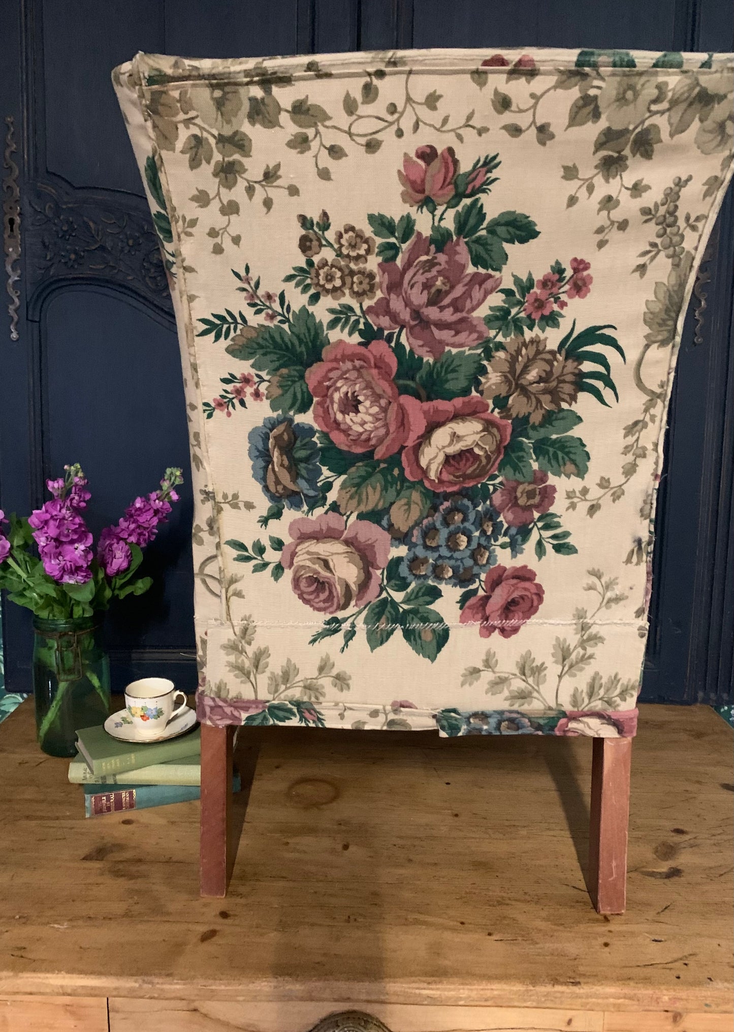 Sanderson Floral Chair - Dovetail Vintage Co