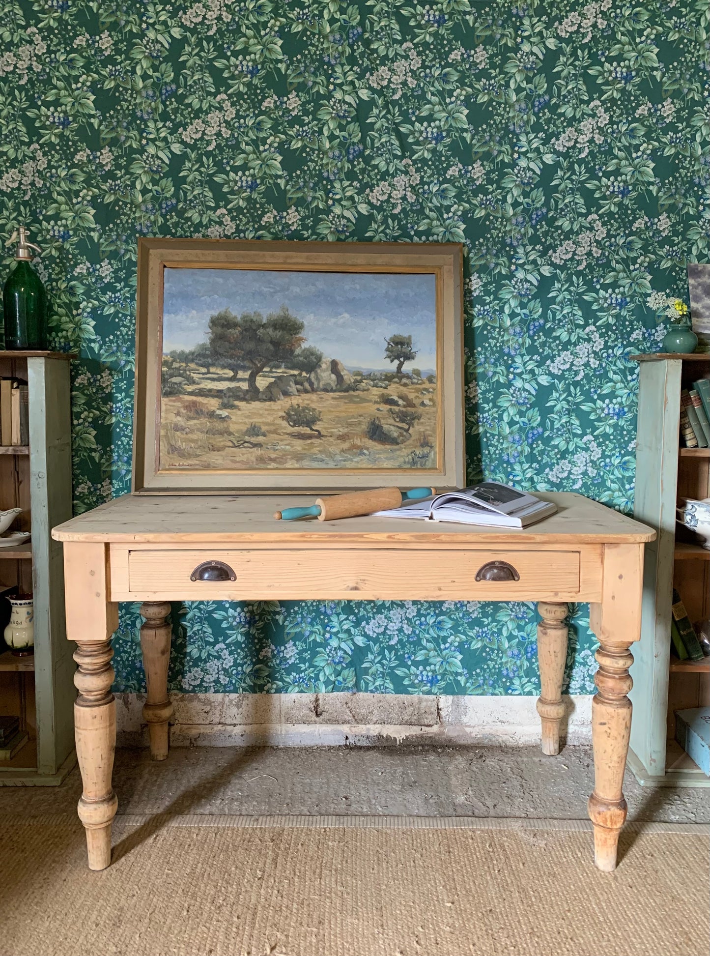 Antique Pine Table/Console