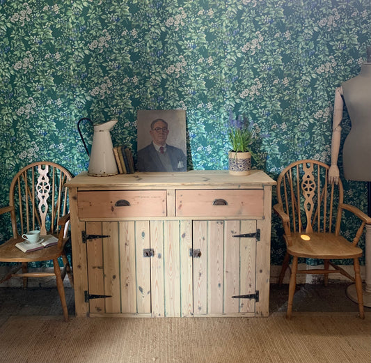 Stripped Pine Sideboard - Dovetail Vintage Co