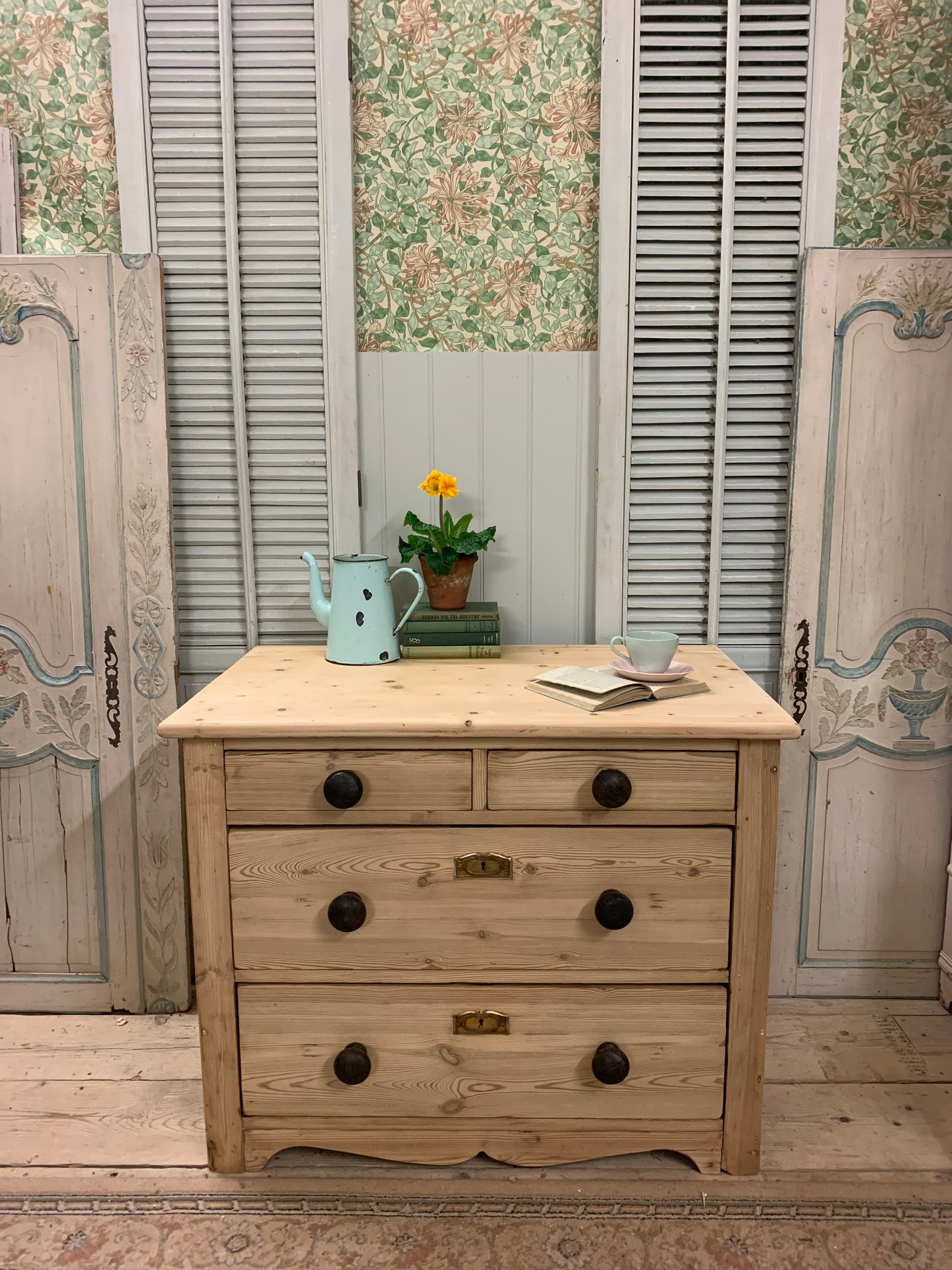 Antique Pine Chest of Drawers - Dovetail Vintage Co