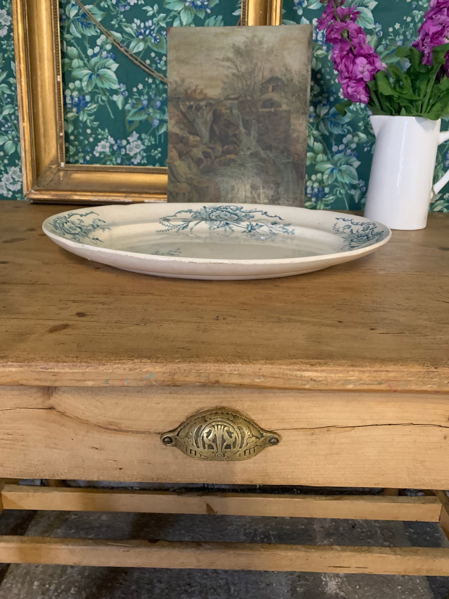 Antique Pine Desk/ Table
