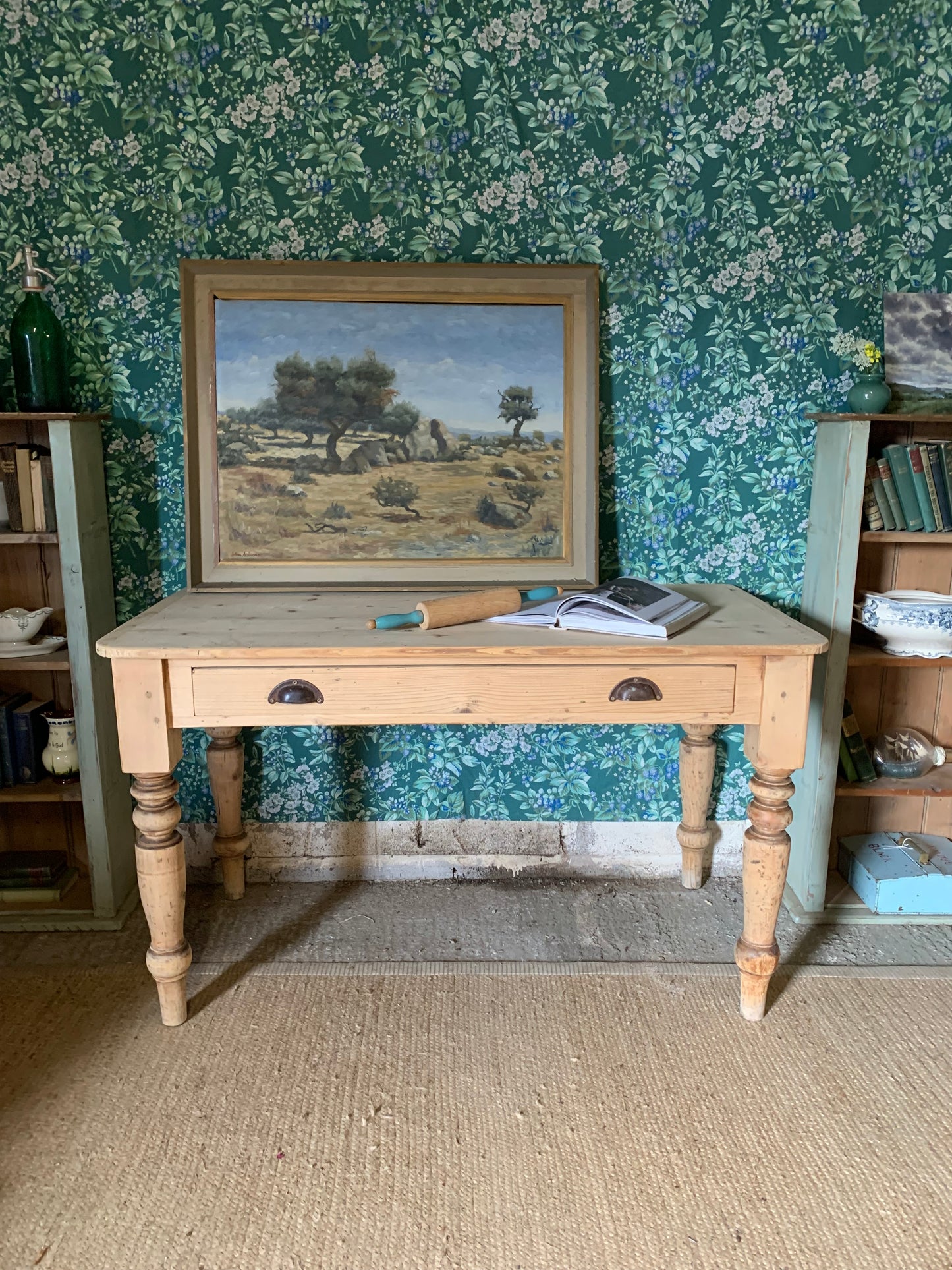 Antique Pine Table/Console