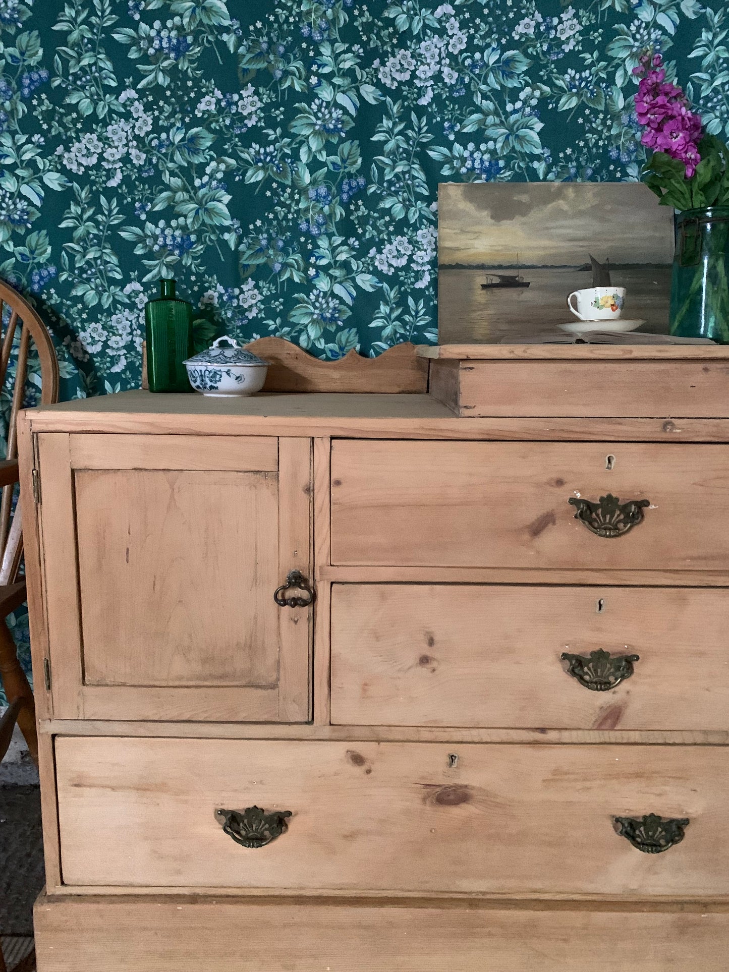 Antique Pine Cabinet