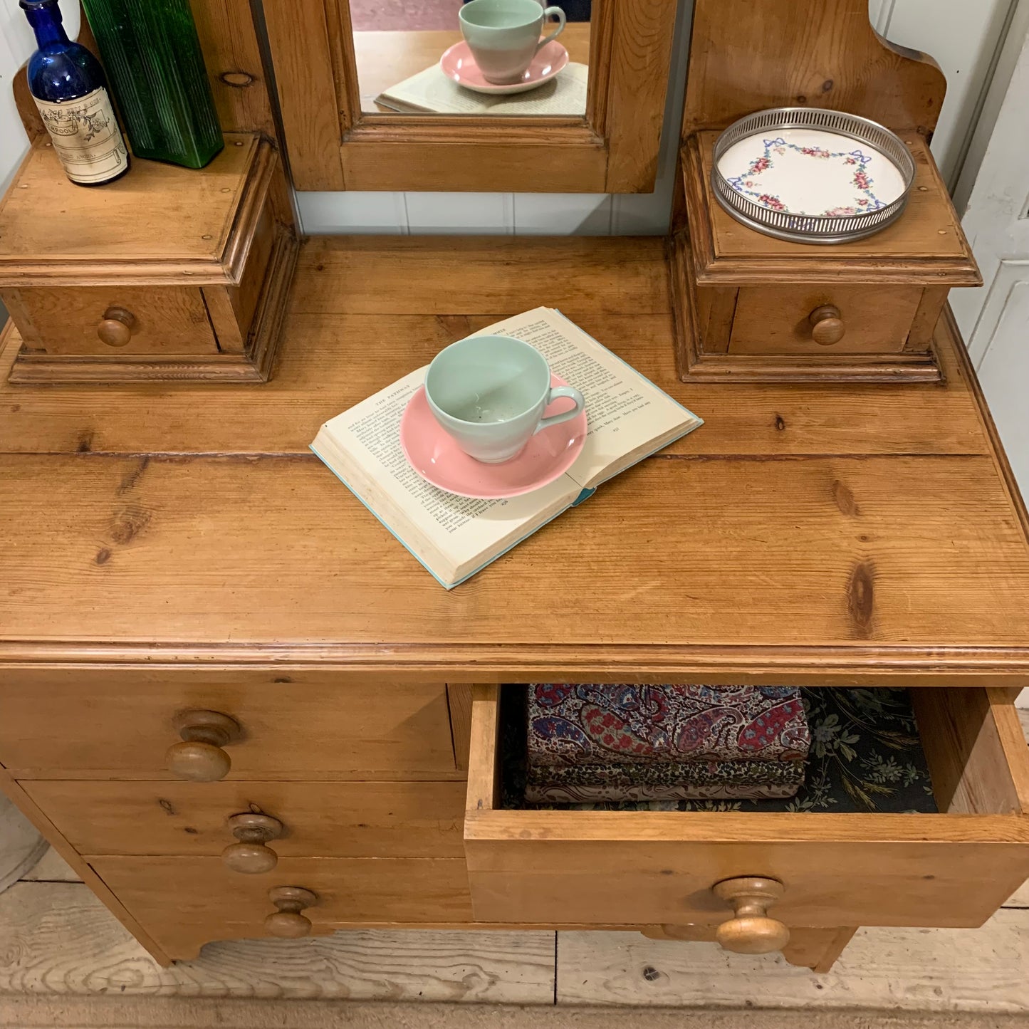 Antique Pine Dressing Table