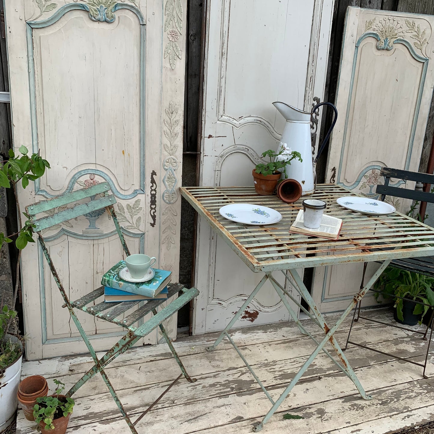 Square Garden Table