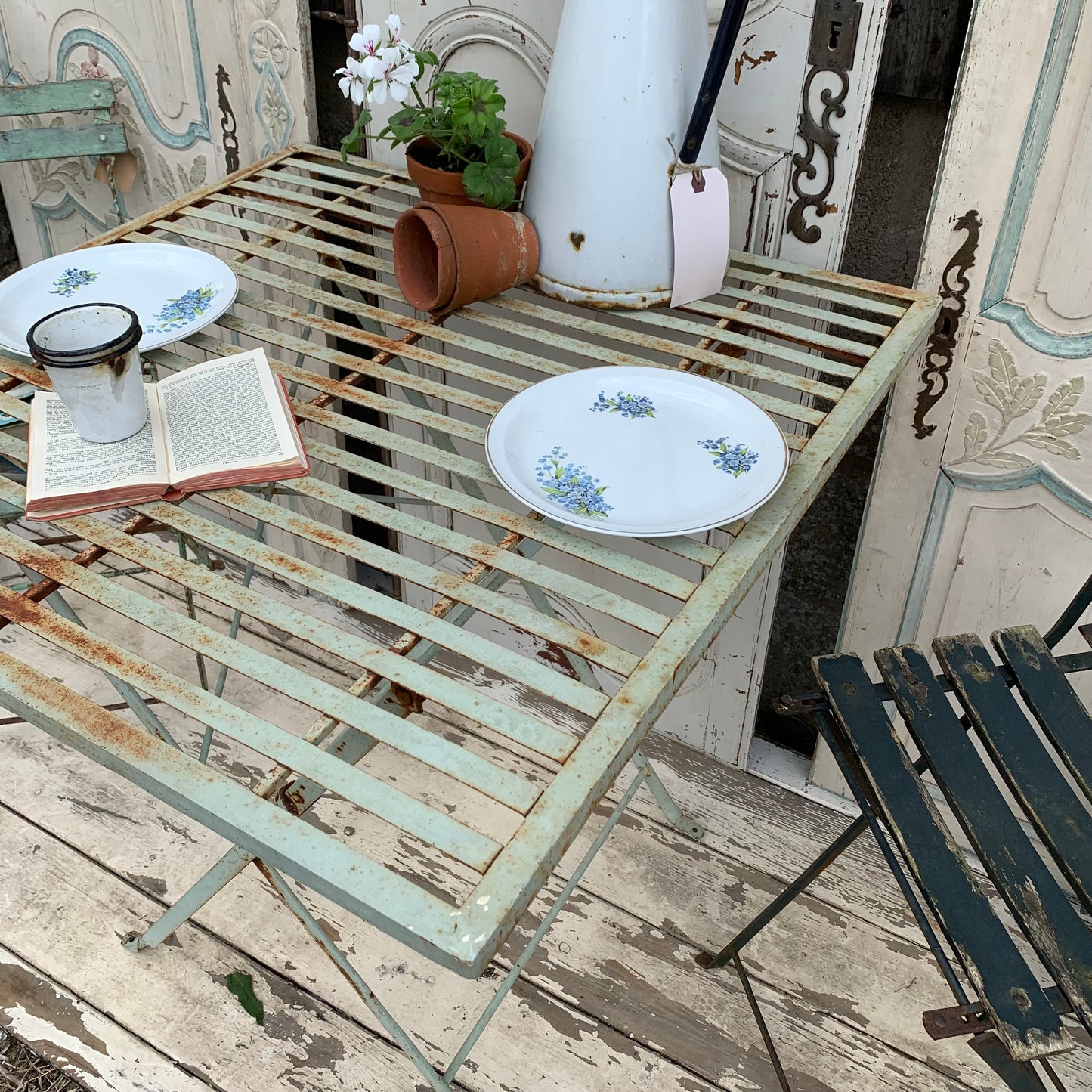 Square Garden Table