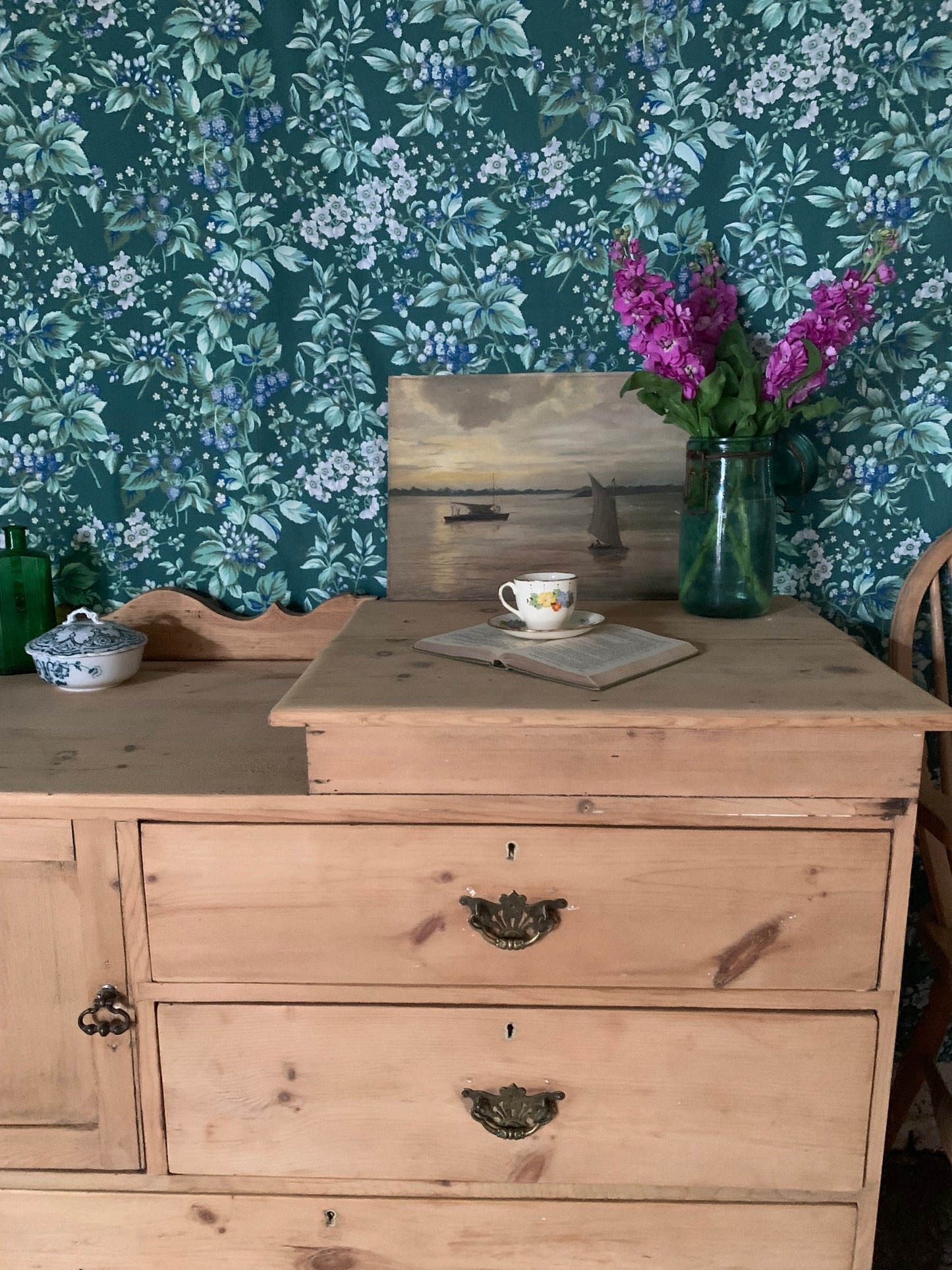 Antique Pine Cabinet
