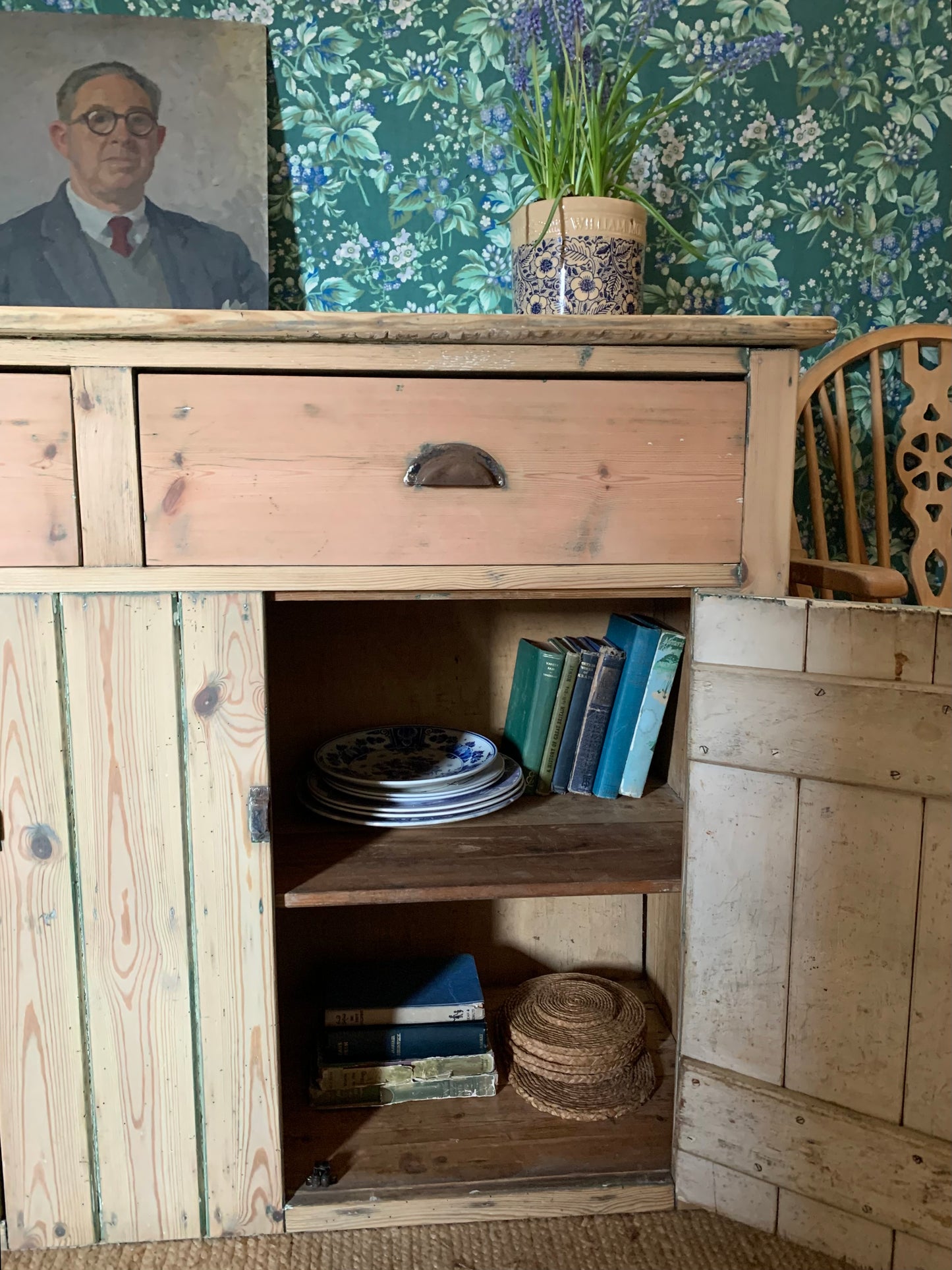 Stripped Pine Sideboard - Dovetail Vintage Co