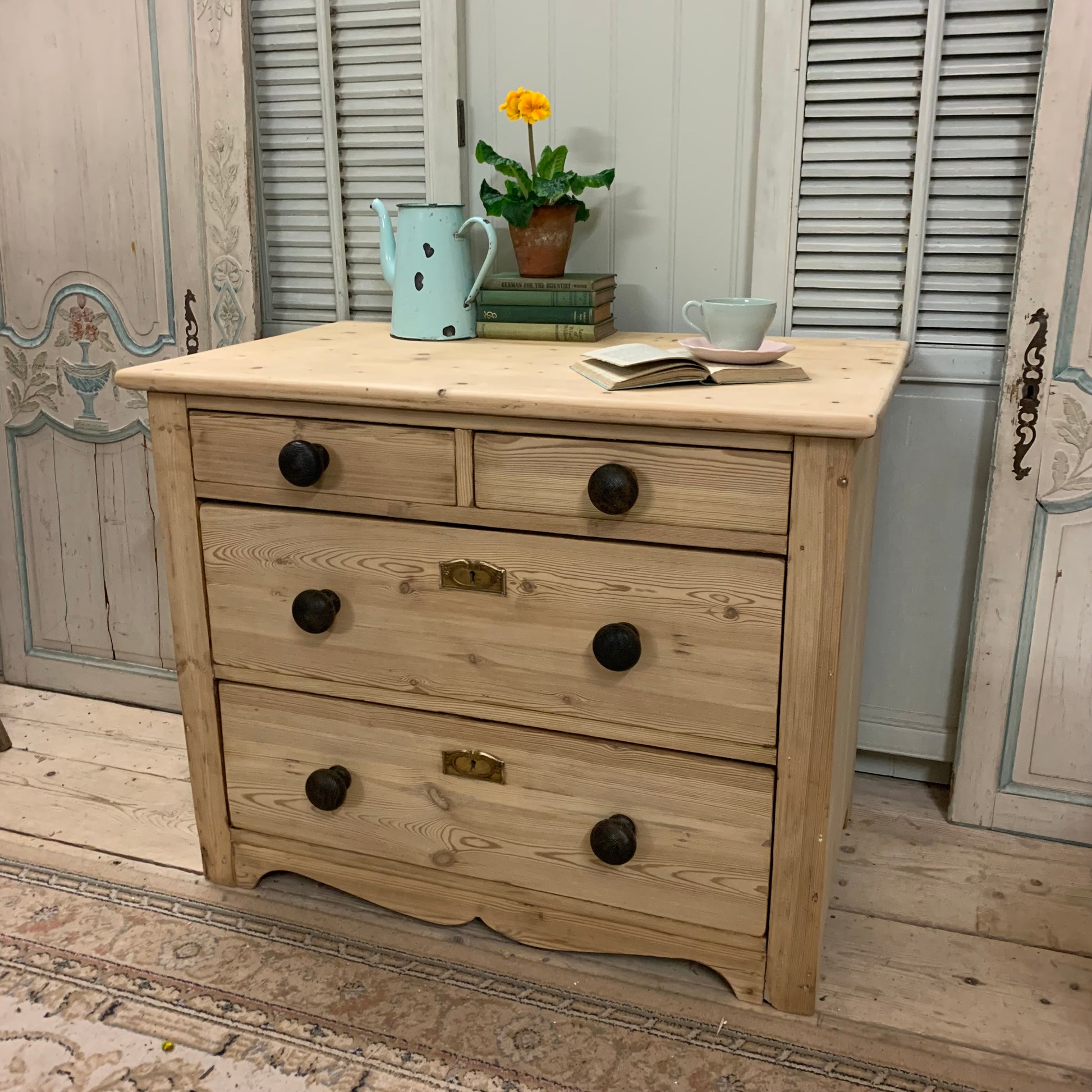 Antique Pine Chest of Drawers - Dovetail Vintage Co