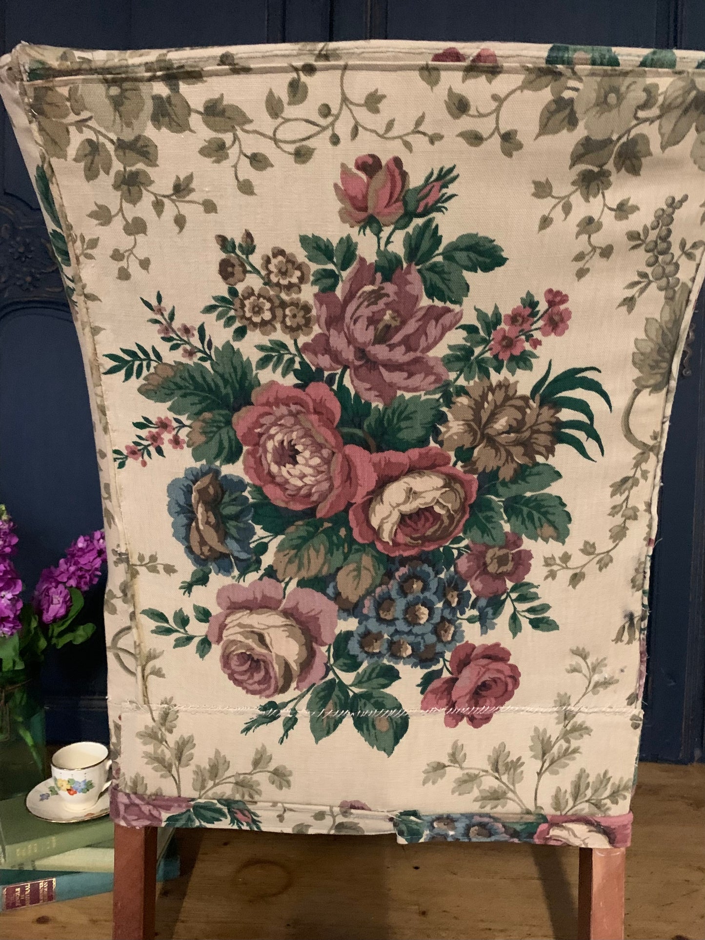 Sanderson Floral Chair - Dovetail Vintage Co