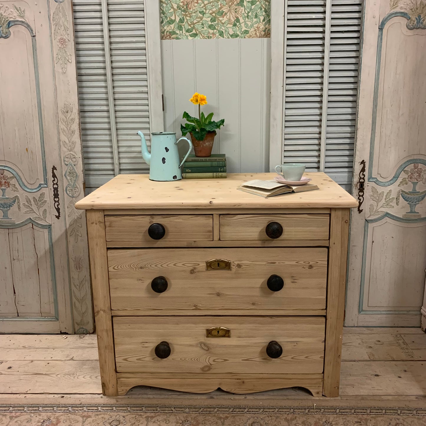 Antique Pine Chest of Drawers - Dovetail Vintage Co