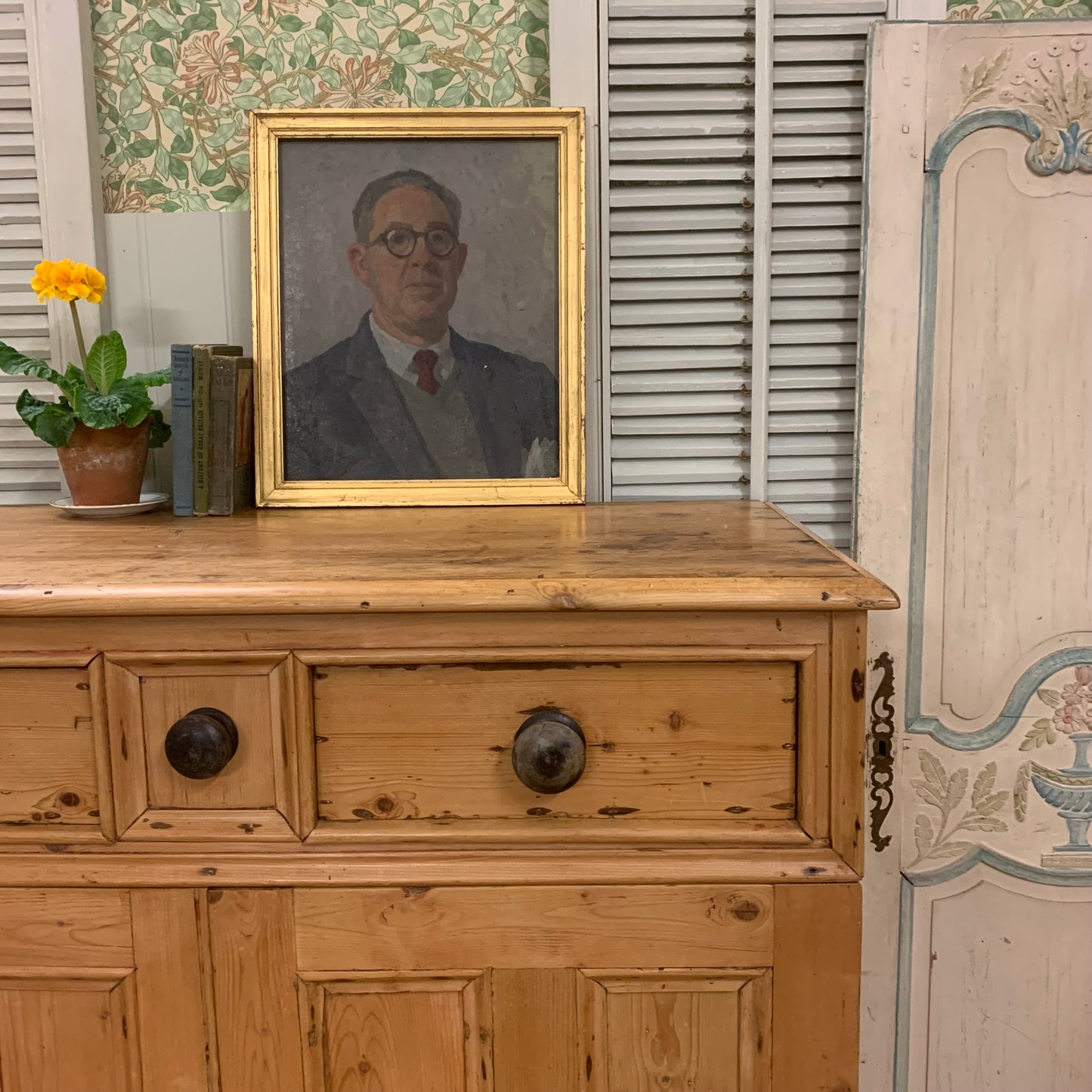 Antique Pine Sideboard