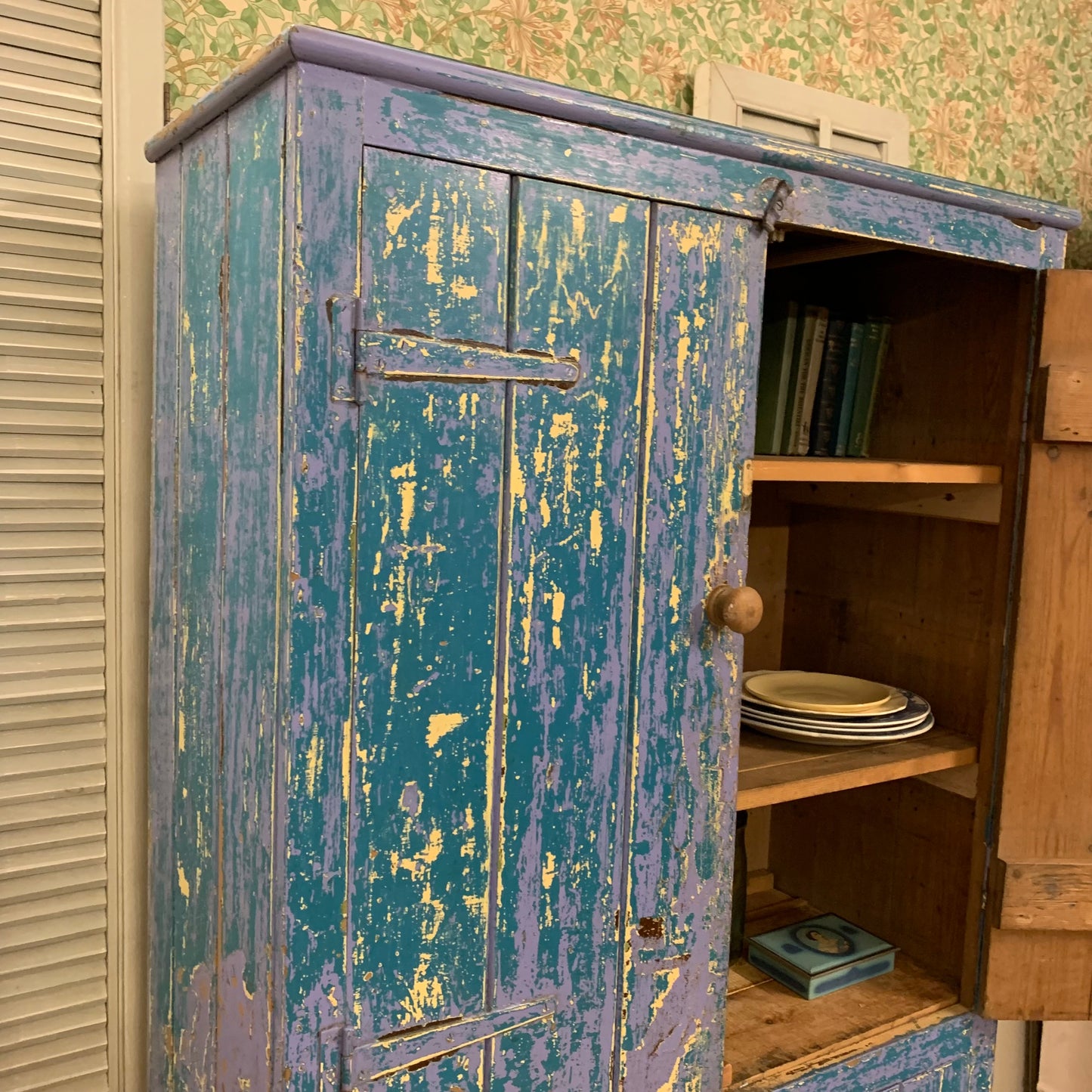 Chippy Paint Larder Cupboard