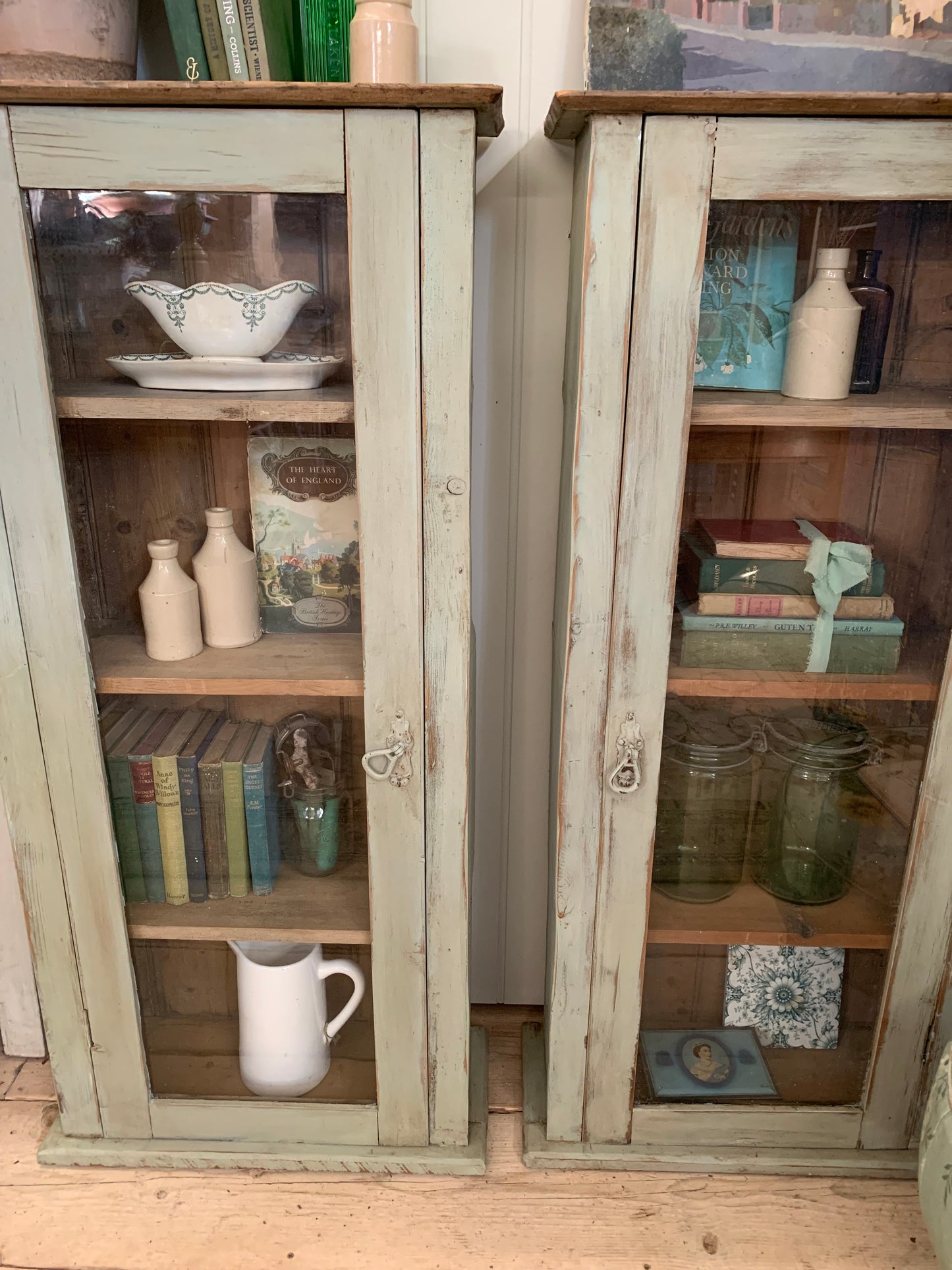 Pair of Glazed Cabinets