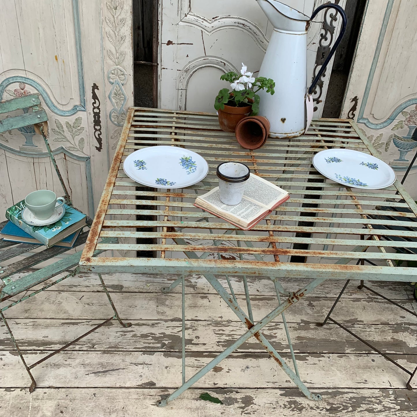 Square Garden Table