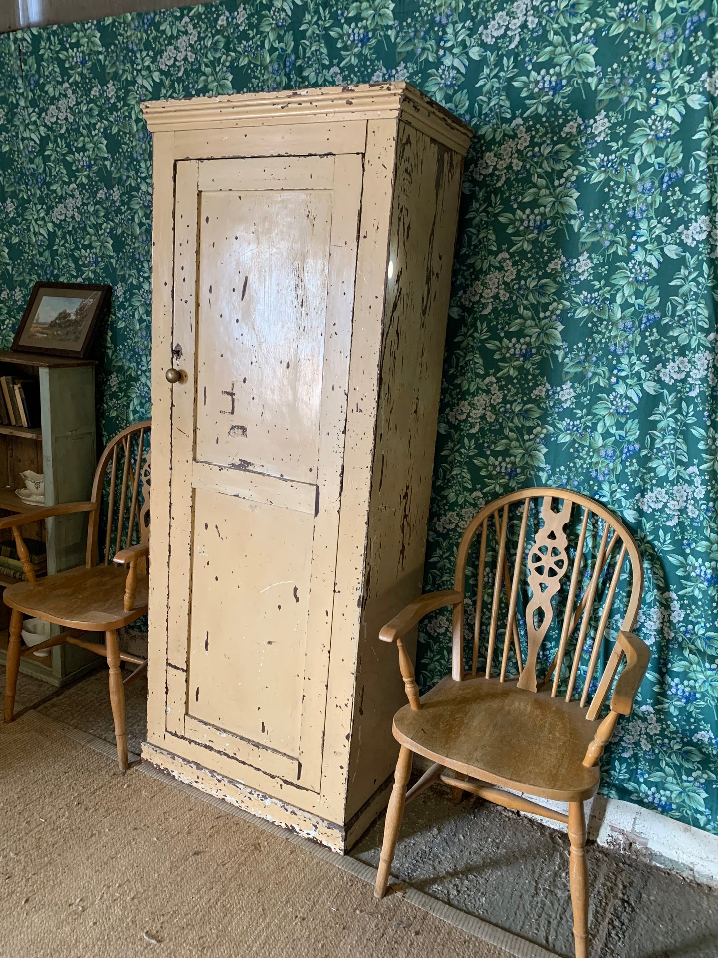 Chippy Paint Pantry Cupboard