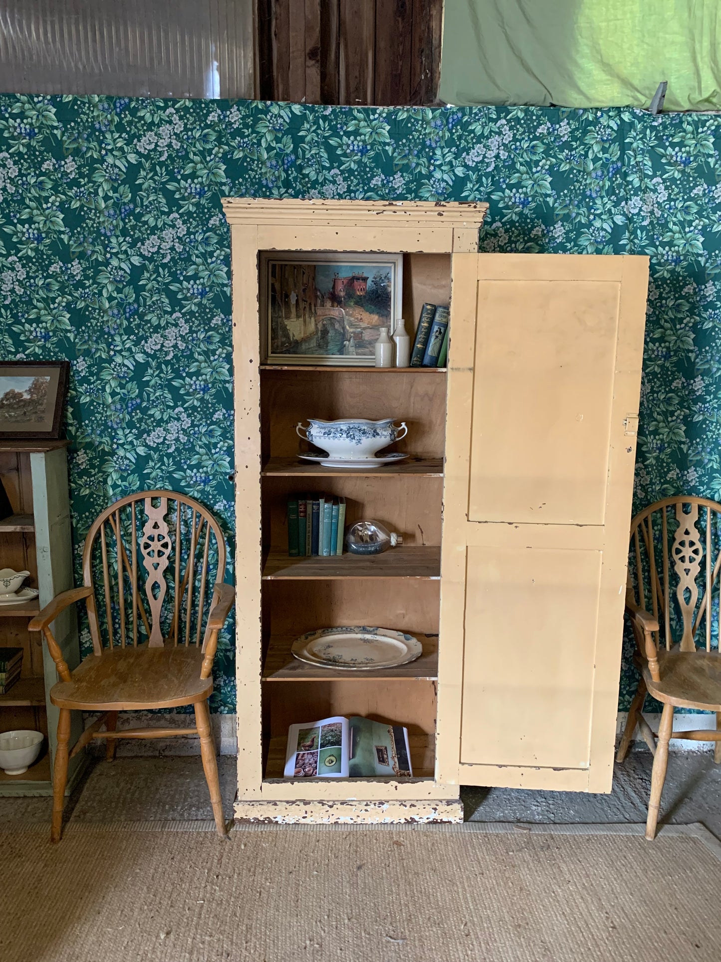 Chippy Paint Pantry Cupboard