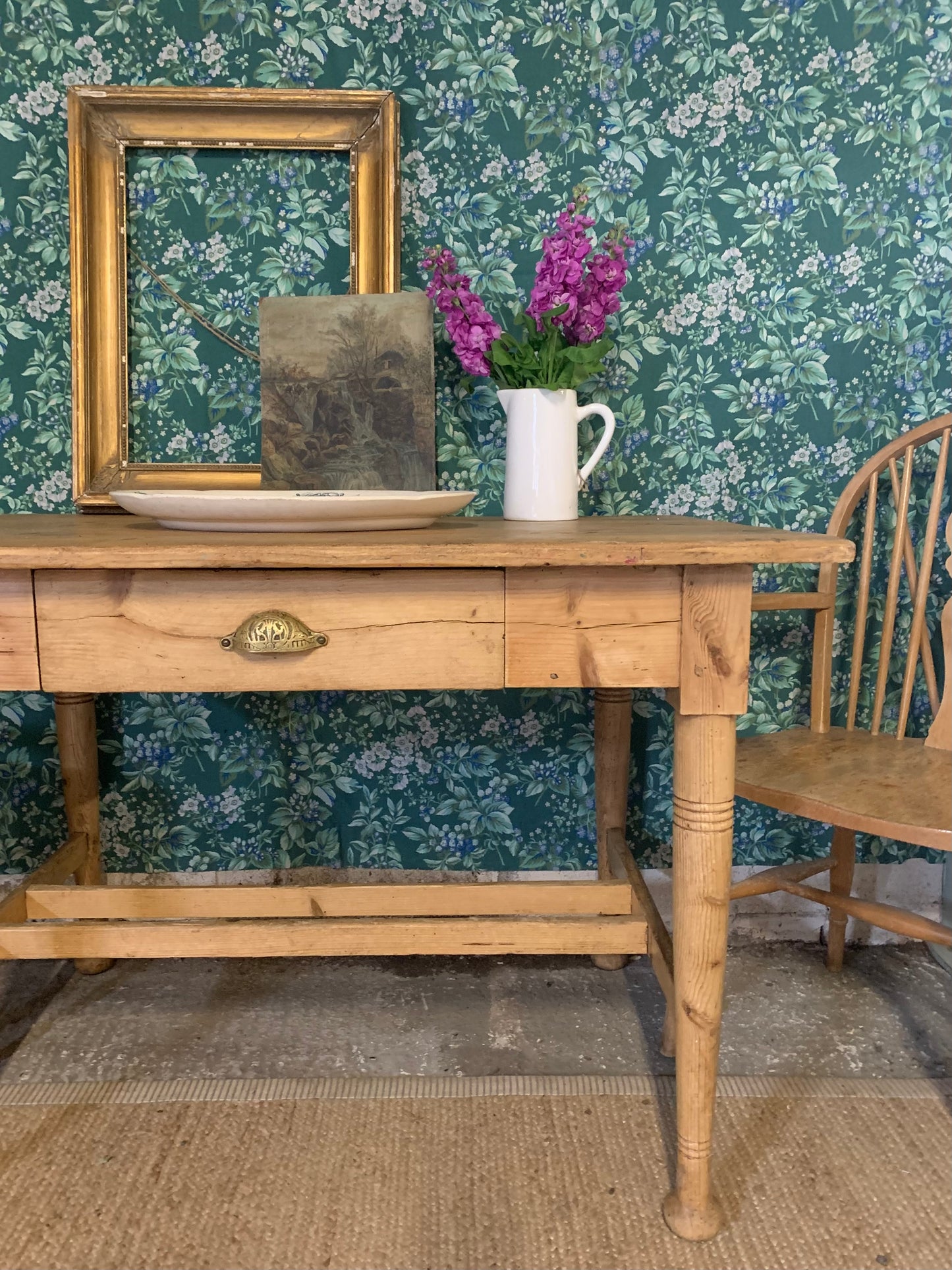 Antique Pine Desk/ Table