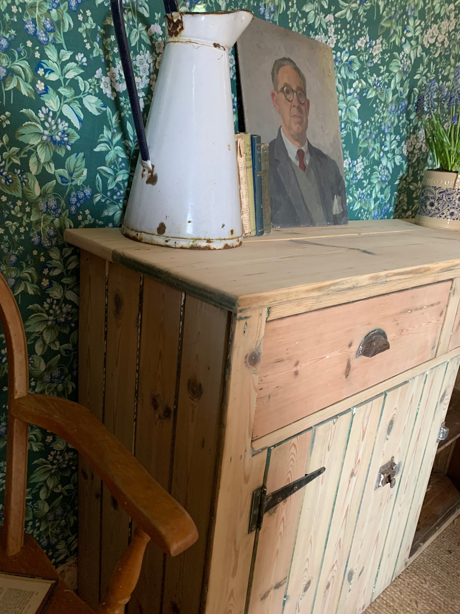 Stripped Pine Sideboard - Dovetail Vintage Co