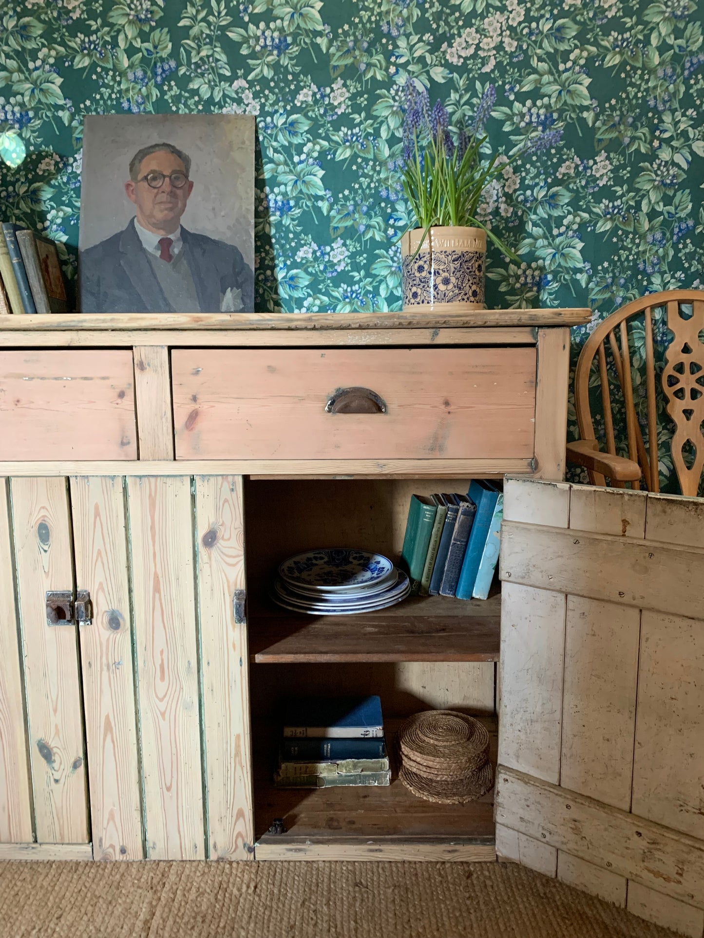 Stripped Pine Sideboard - Dovetail Vintage Co