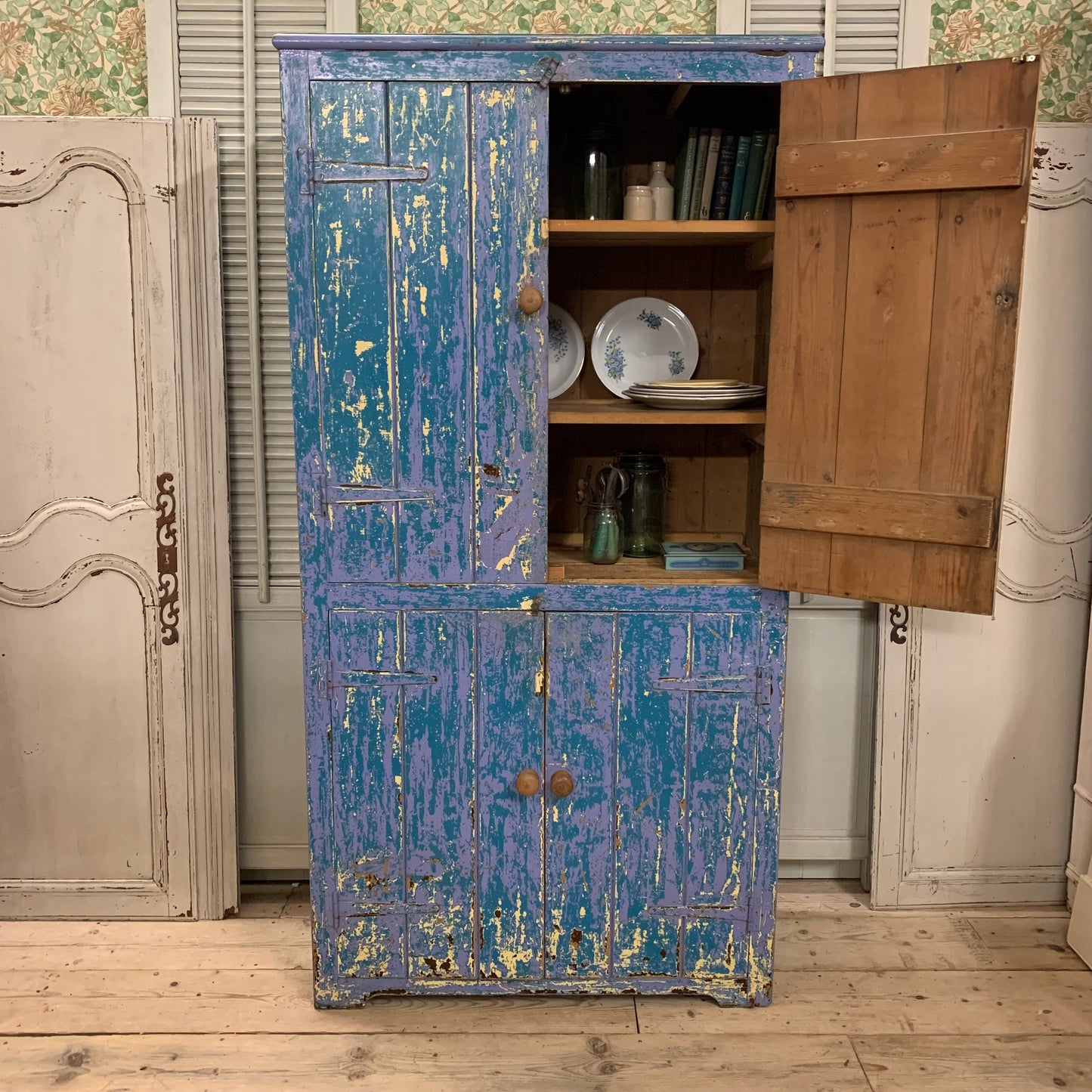 Chippy Paint Larder Cupboard