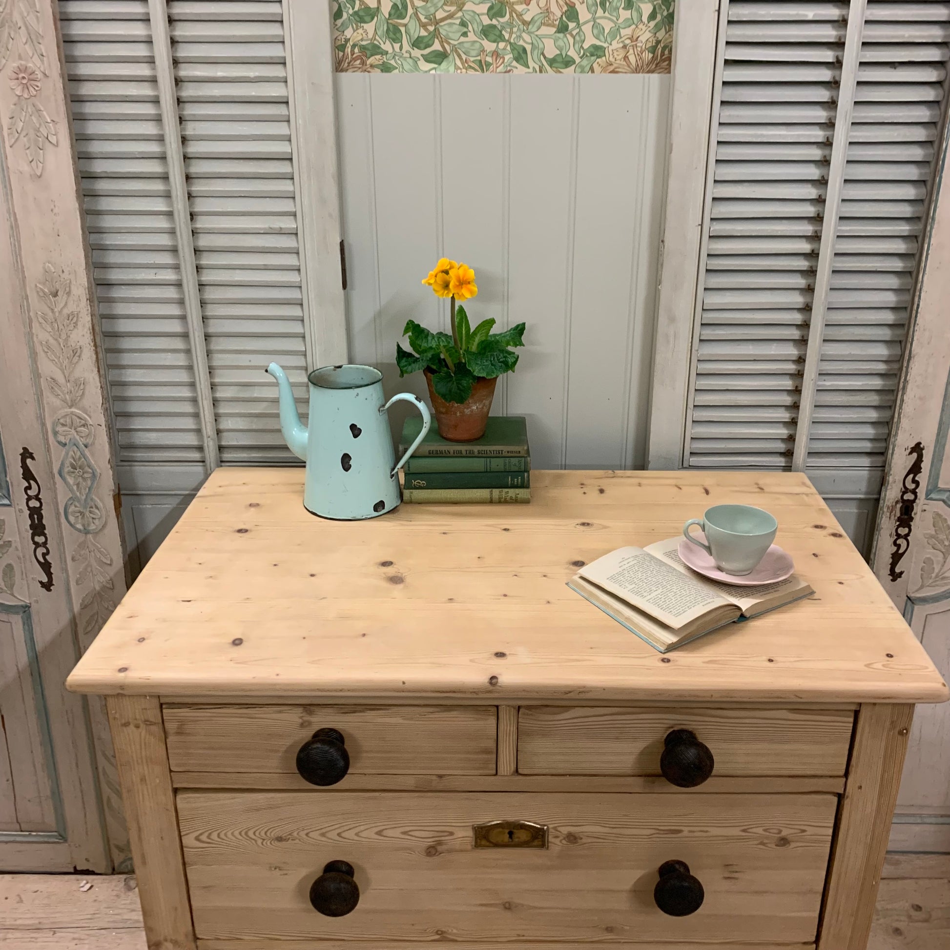 Antique Pine Chest of Drawers - Dovetail Vintage Co