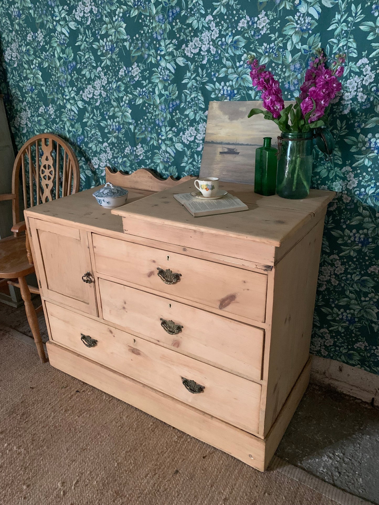 Antique Pine Cabinet