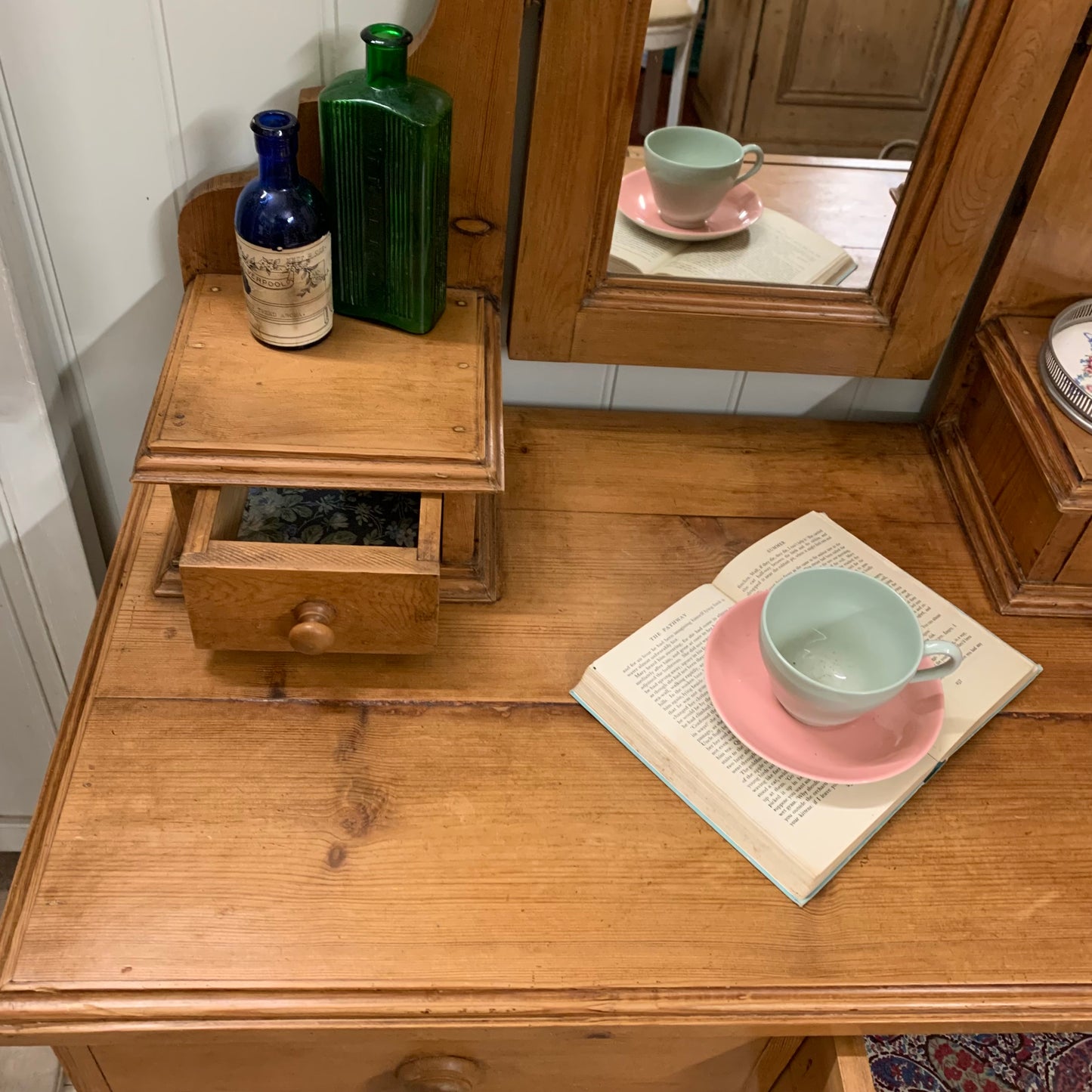 Antique Pine Dressing Table