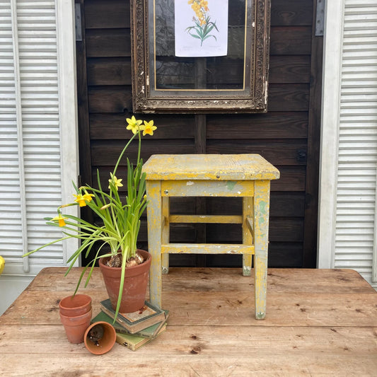 Vintage Stool/Side Table - Dovetail Vintage Co