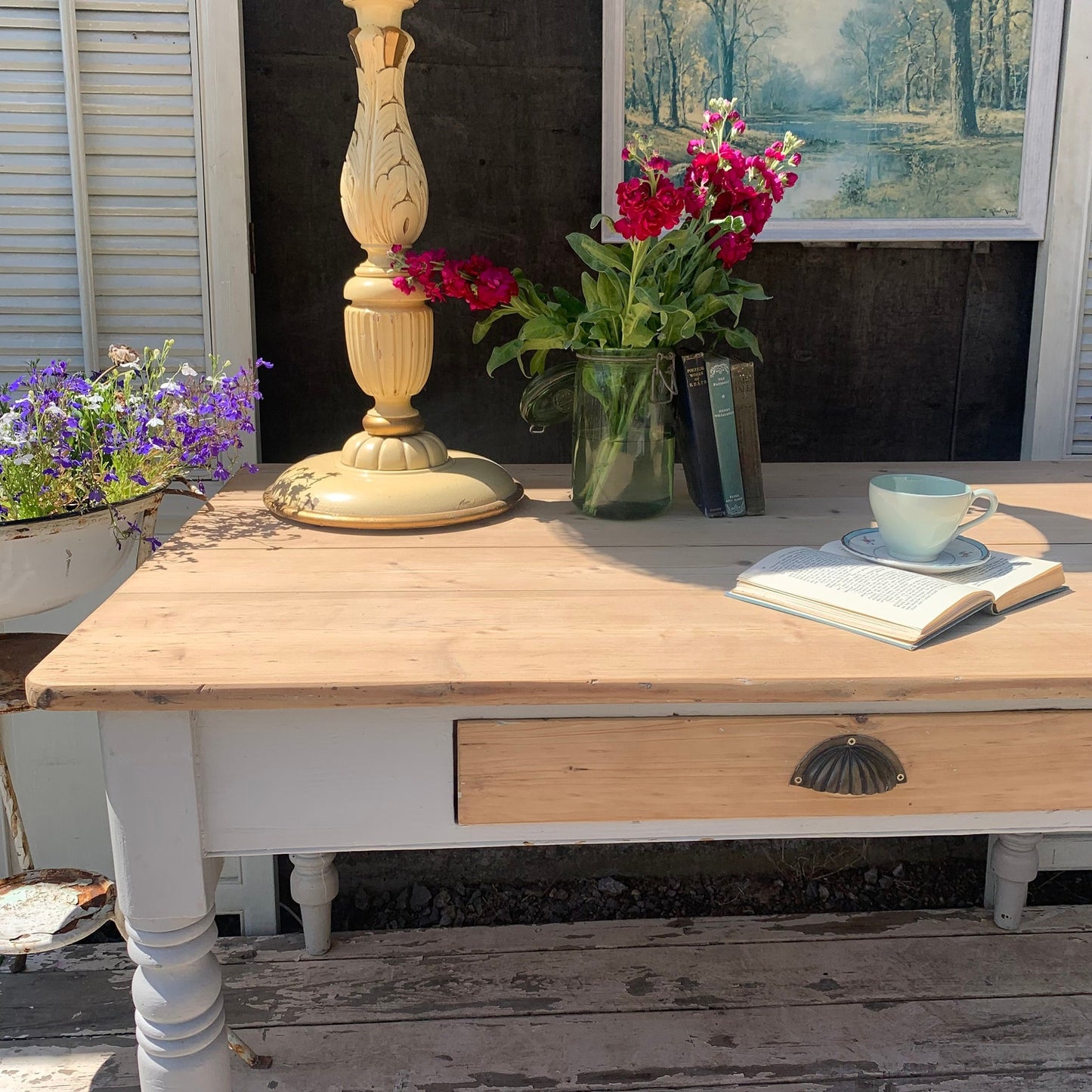 Vintage Table/Desk - Dovetail Vintage Co