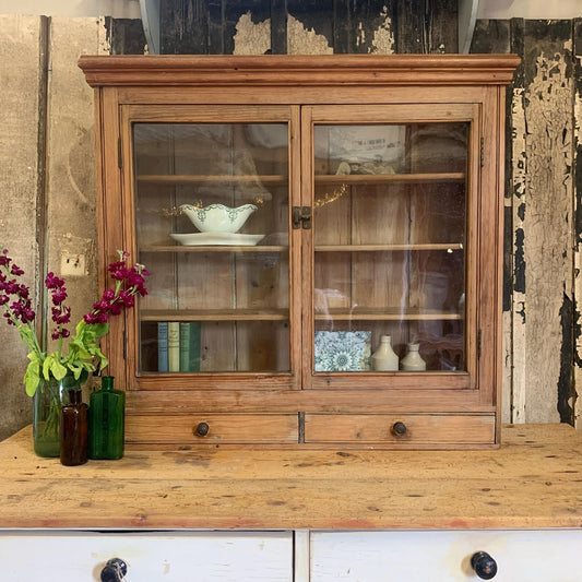 Vintage Glazed Cupboard - Dovetail Vintage Co