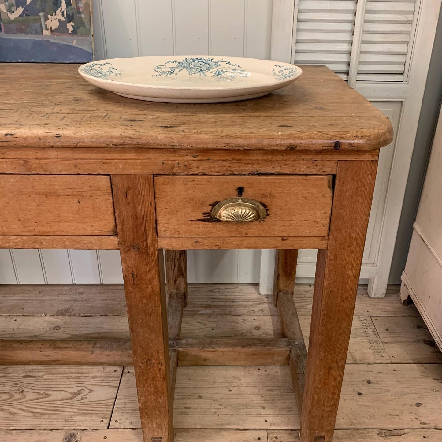 Vintage French Serving Table/ Console - Dovetail Vintage Co