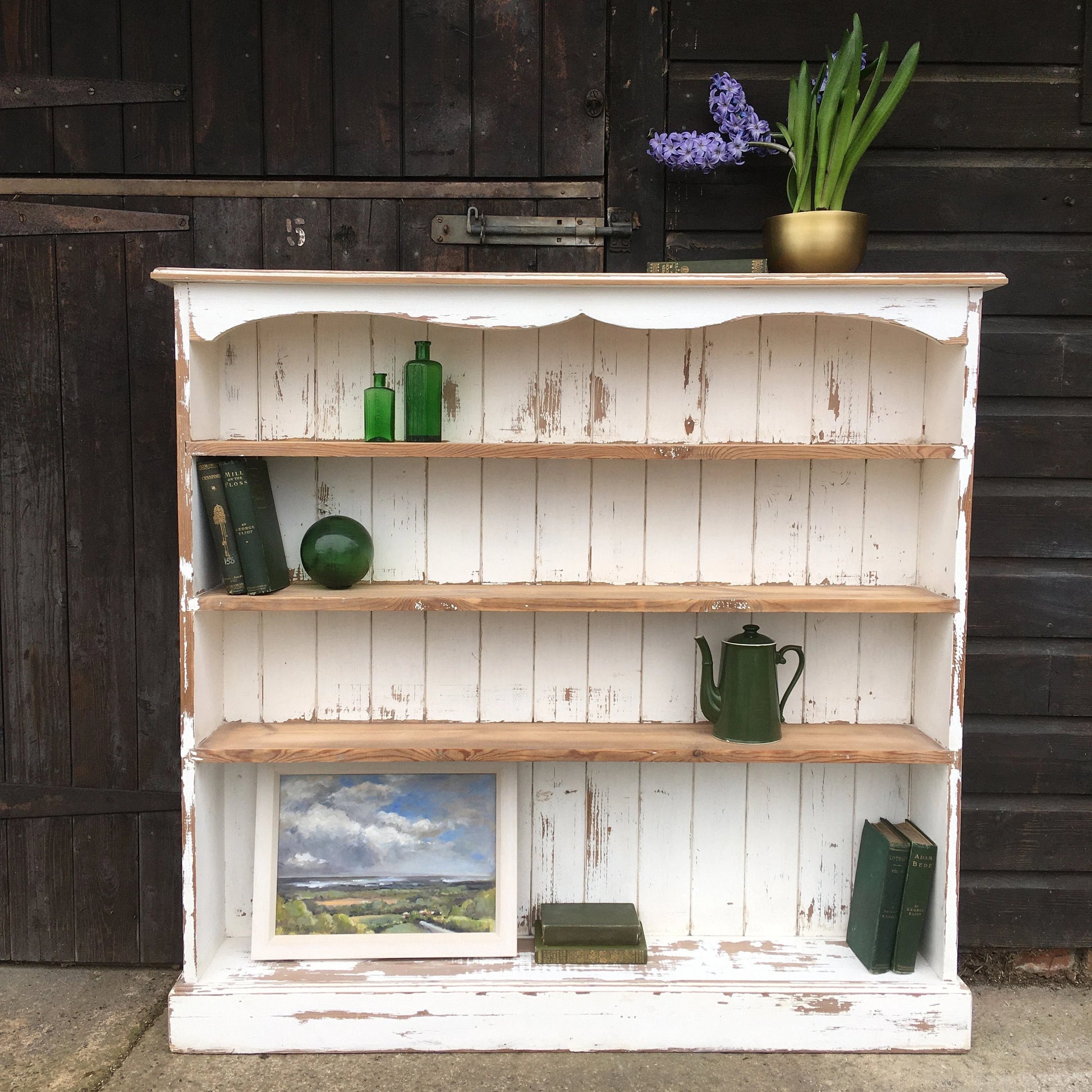 Shabby Chic Vintage Shelves/Dresser Top - Dovetail Vintage Co