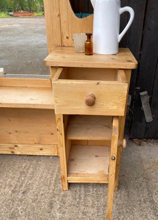 Antique Pine Dressing Table - Dovetail Vintage Co