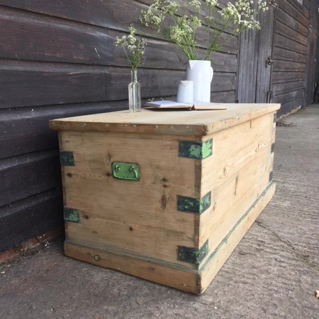 Vintage Trunk/Blanket Box/Chest - Dovetail Vintage Co