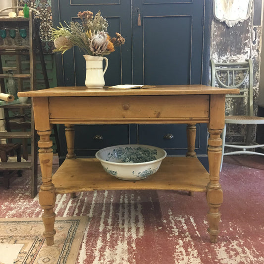 Antique Pine Table - Dovetail Vintage Co