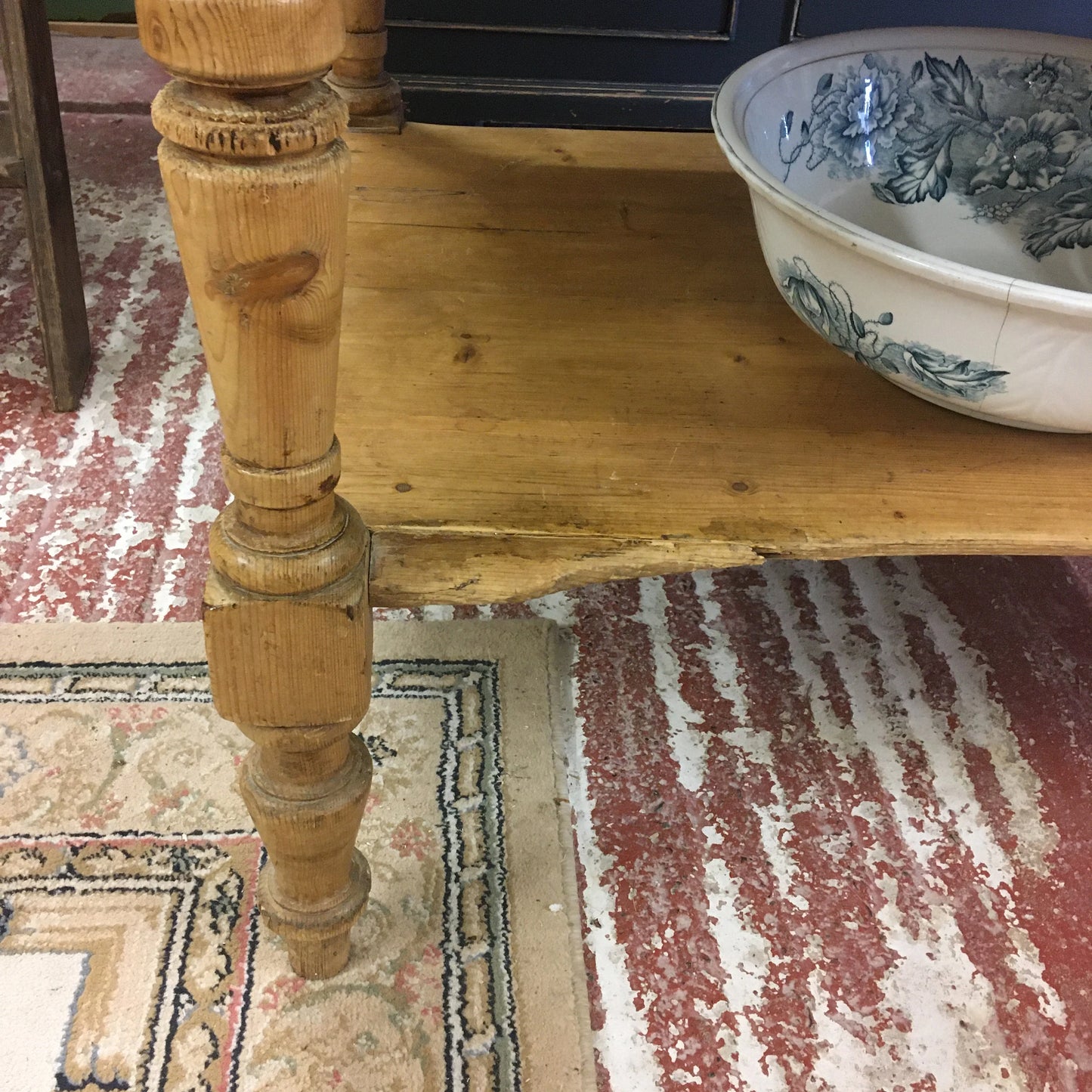 Antique Pine Table - Dovetail Vintage Co