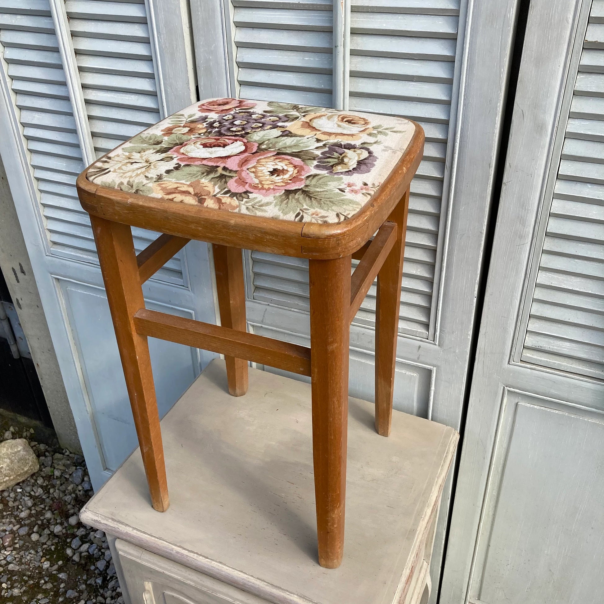 Pair of Vintage Stools - Dovetail Vintage Co