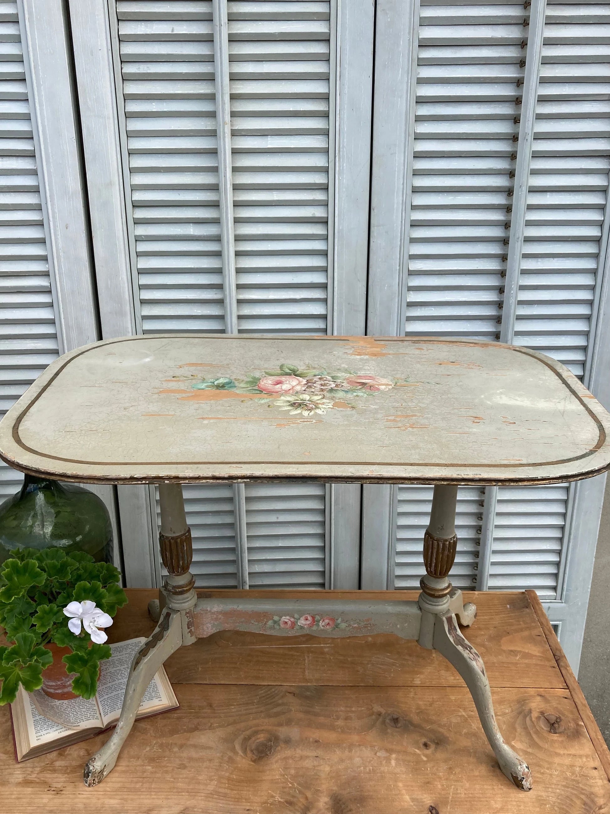 Vintage French Occasional Table - Dovetail Vintage Co