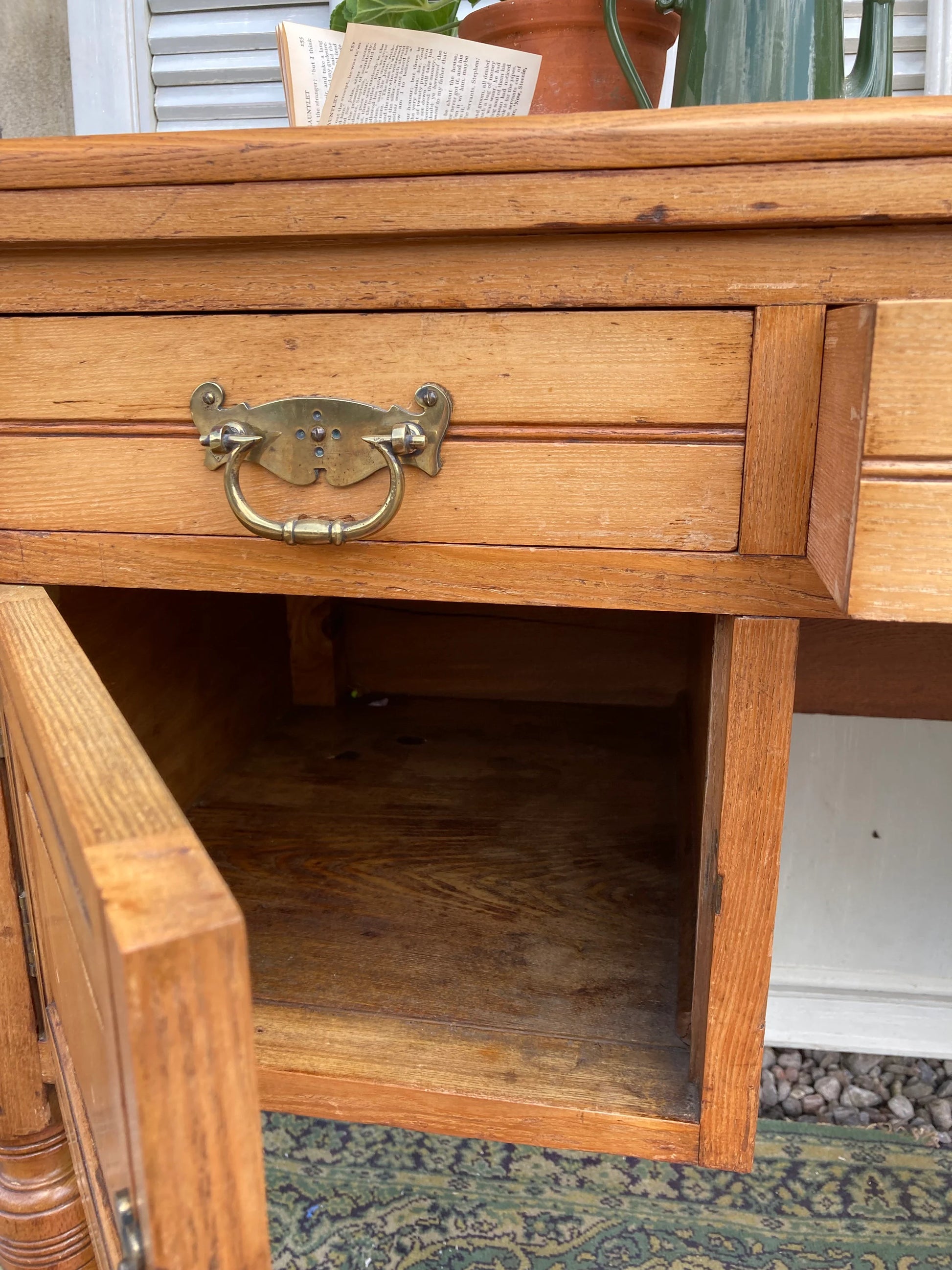 Antique Desk/Dressing Table - Dovetail Vintage Co