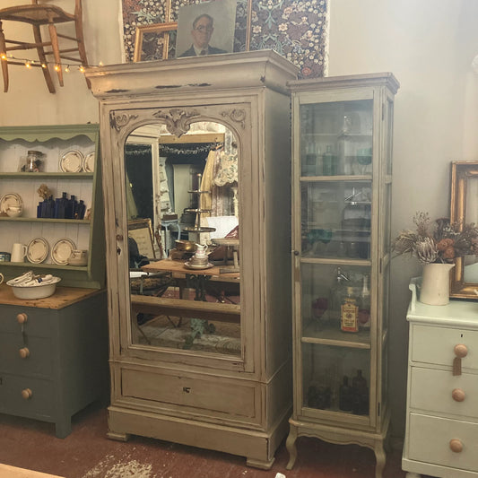 French Single Armoire - Dovetail Vintage Co