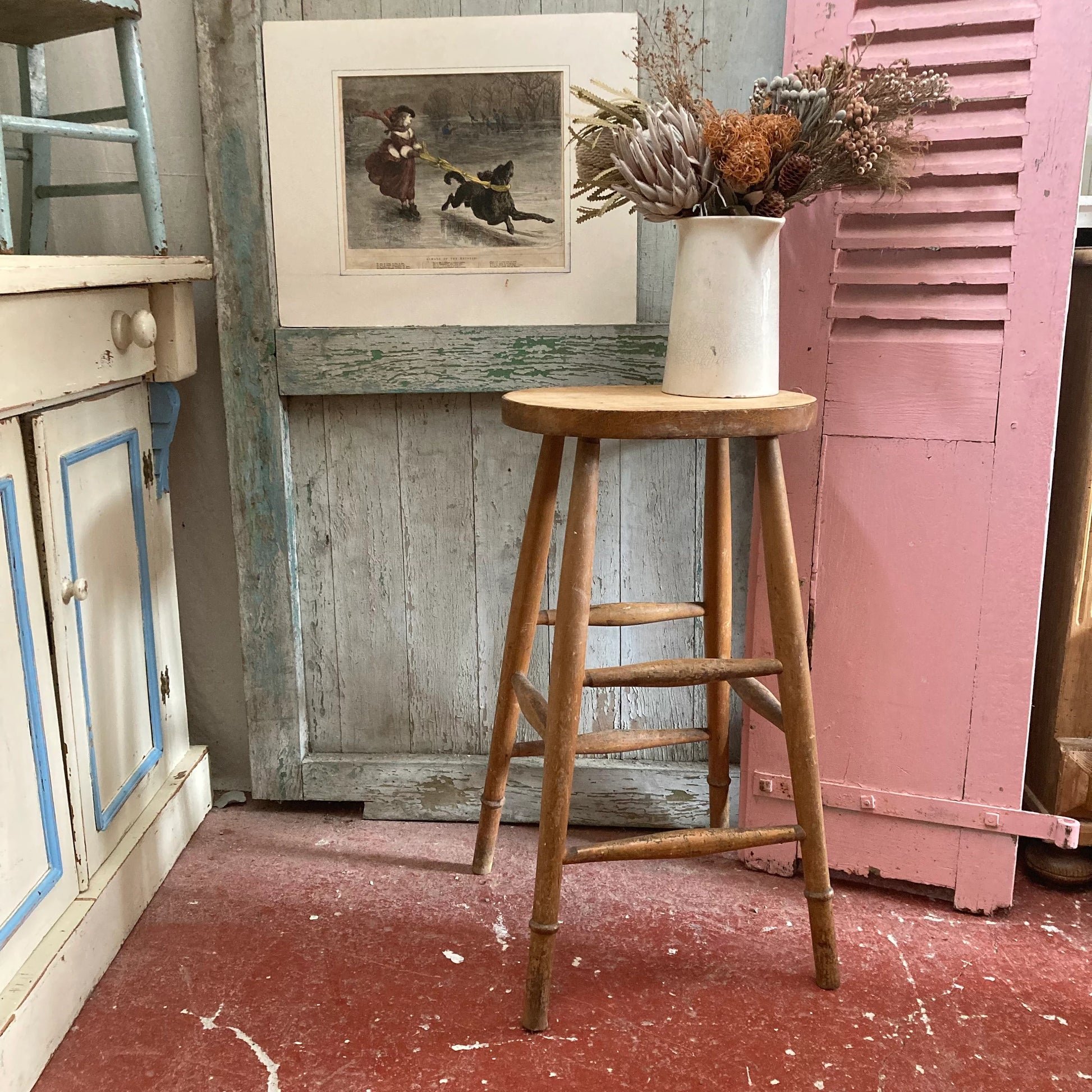 Vintage Stool - Dovetail Vintage Co